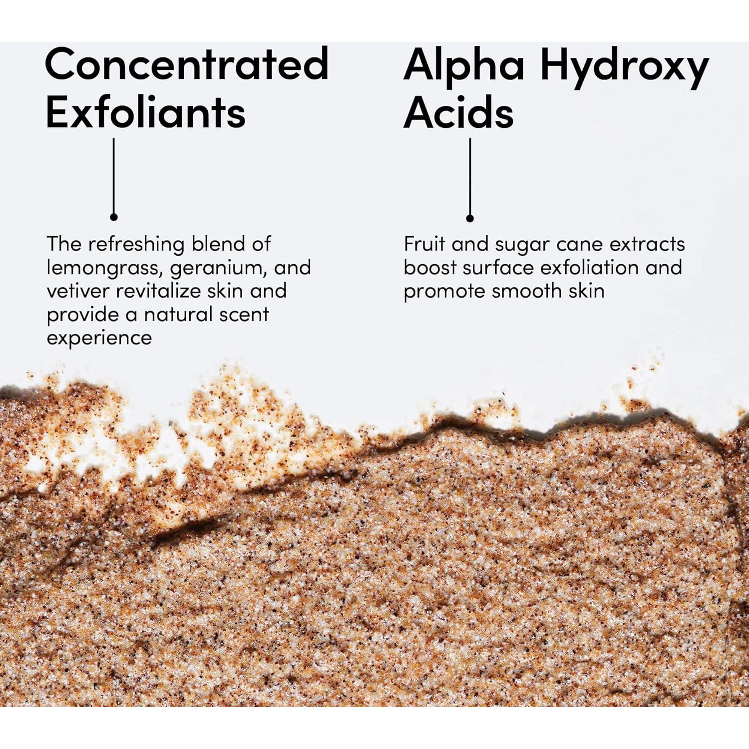 Exfoliante Espumoso LATHER de Bambú y Hierba de Limón 227g