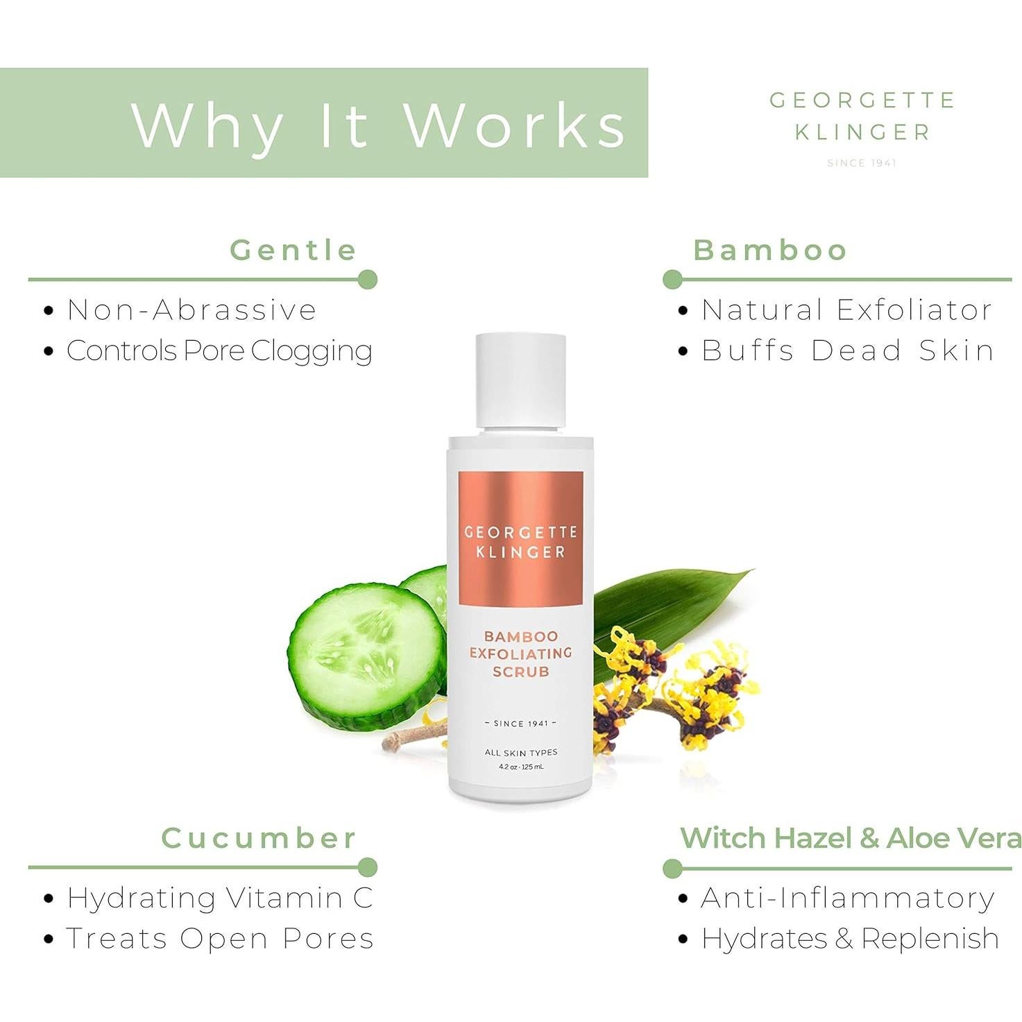 Exfoliante Facial de Bambú Georgette Klinger 119 ml