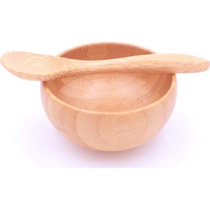 Set de Tazón y Cuchara de Bambú Elandy para DIY Facial