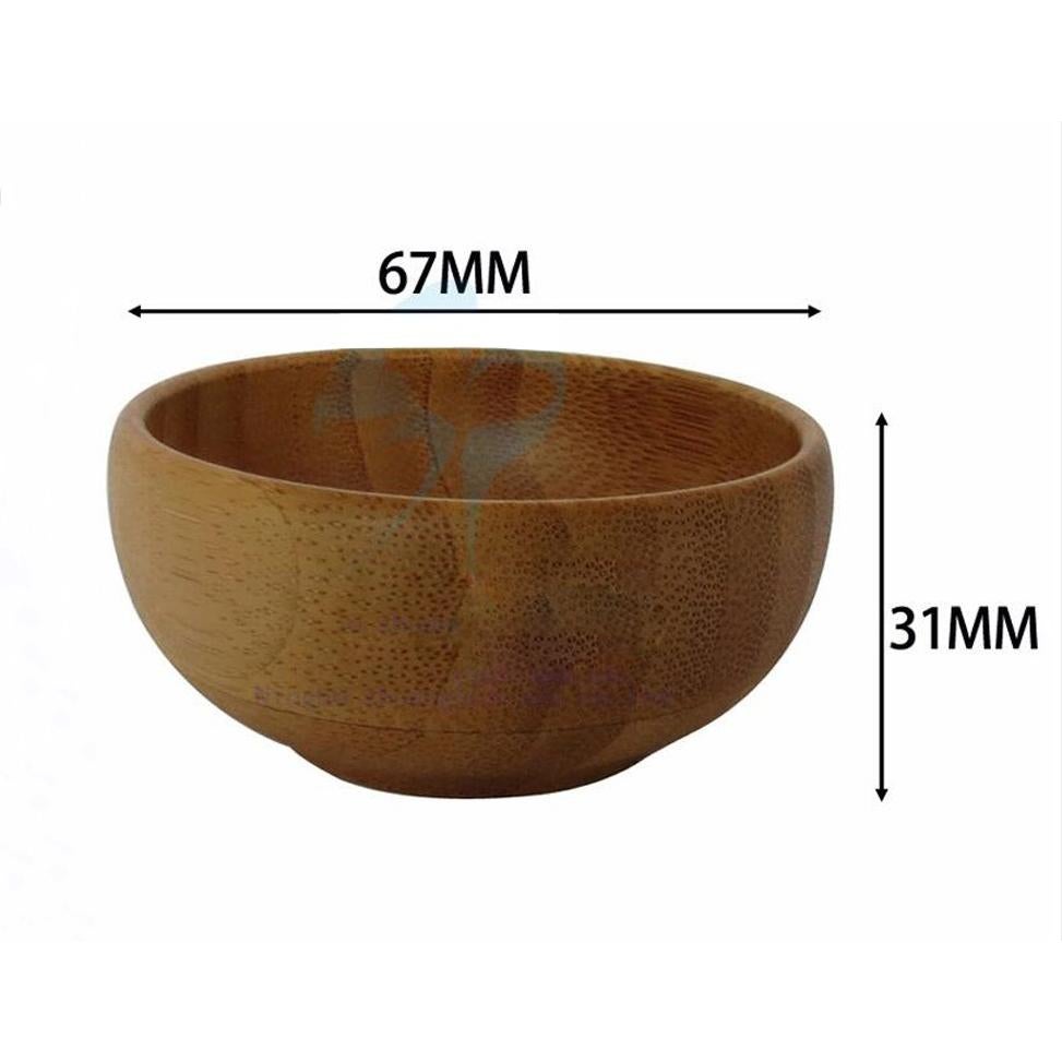 Set de Tazón y Cuchara de Bambú Elandy para DIY Facial