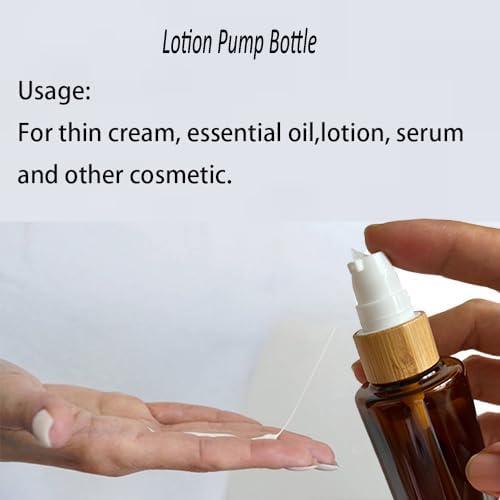 Kit de Contenedores Cosméticos de Vidrio Marrón BEECO 4 Piezas