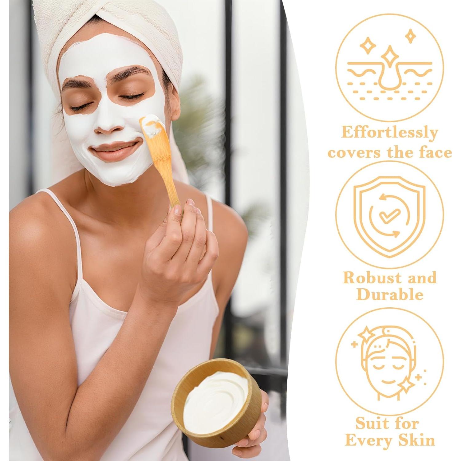 Set de Suministros de Esteticista de Bambú 14 Piezas