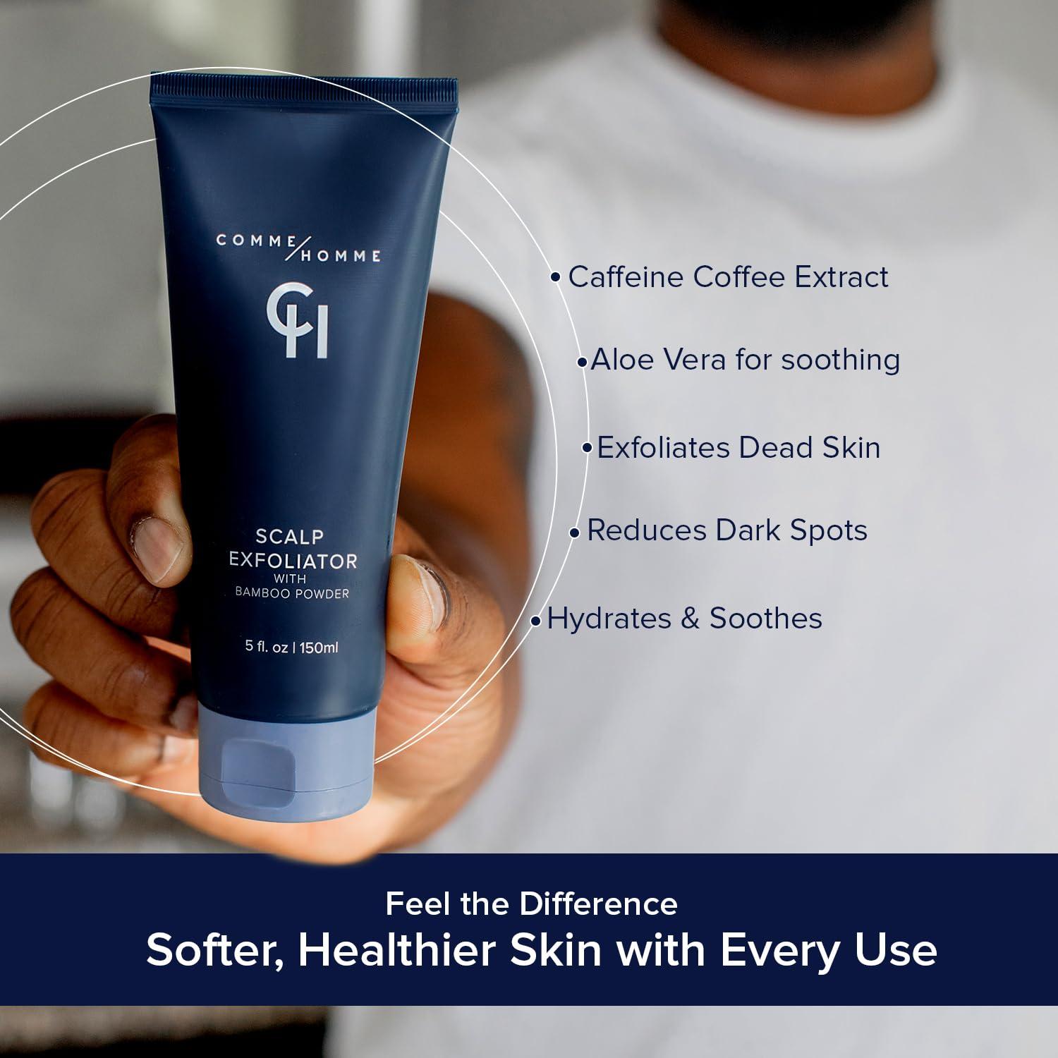 Exfoliante de Cuero Cabelludo Comme Homme 150 ml - Antienvejecimiento