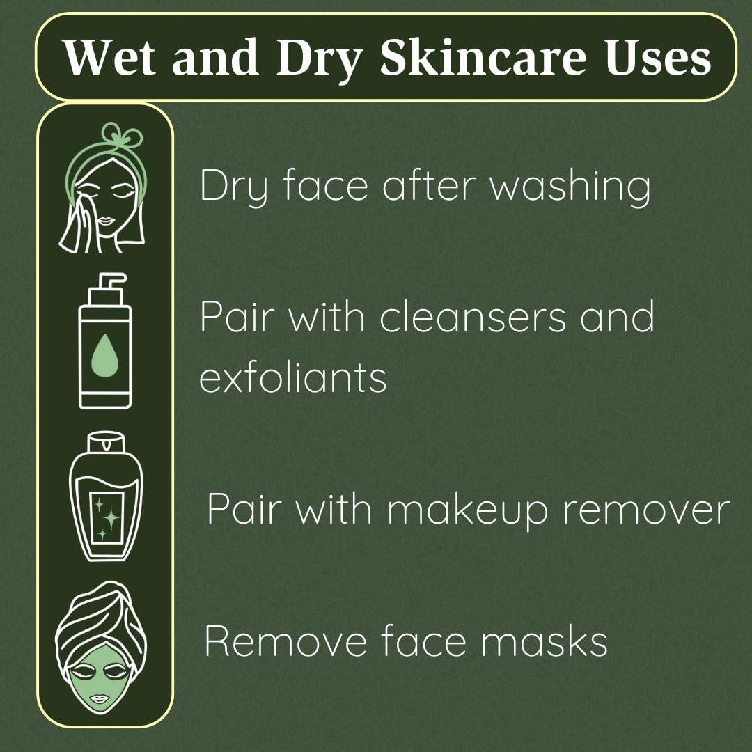 Toallas Faciales Merbeau 100% Biobasadas Ultra Suaves 50 Unidades