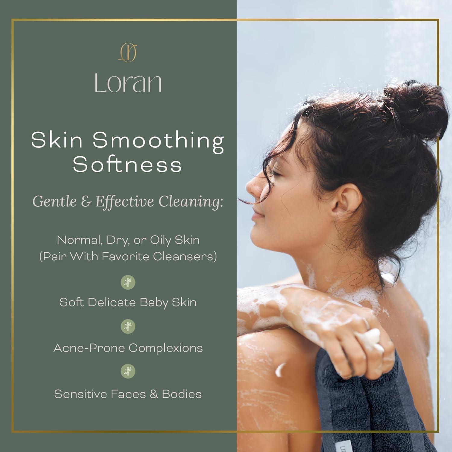 Juego de Toallas de Mano Loran 6 Piezas Gris Carbón 33x33cm