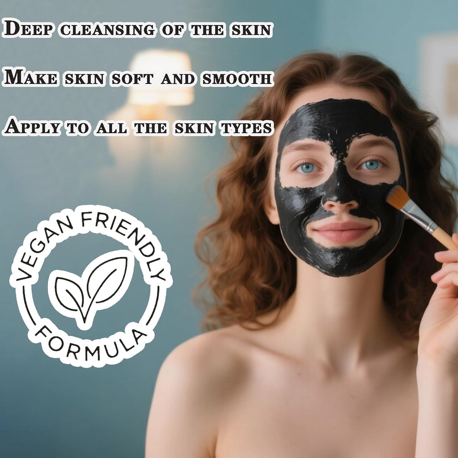 Máscara Exfoliante de Carbón de Bambú - Limpieza Profunda y Control de Aceite