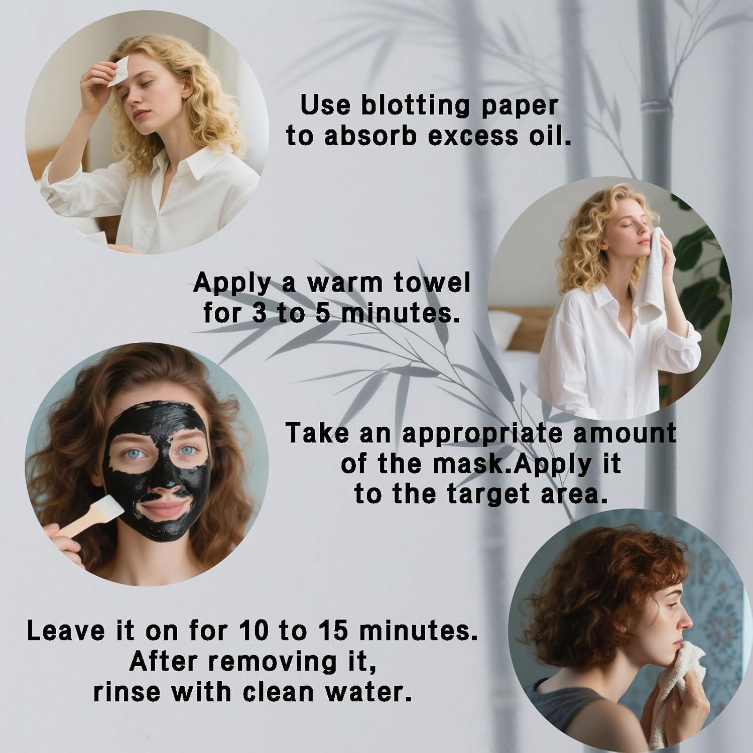 Máscara Exfoliante de Carbón de Bambú - Limpieza Profunda y Control de Aceite