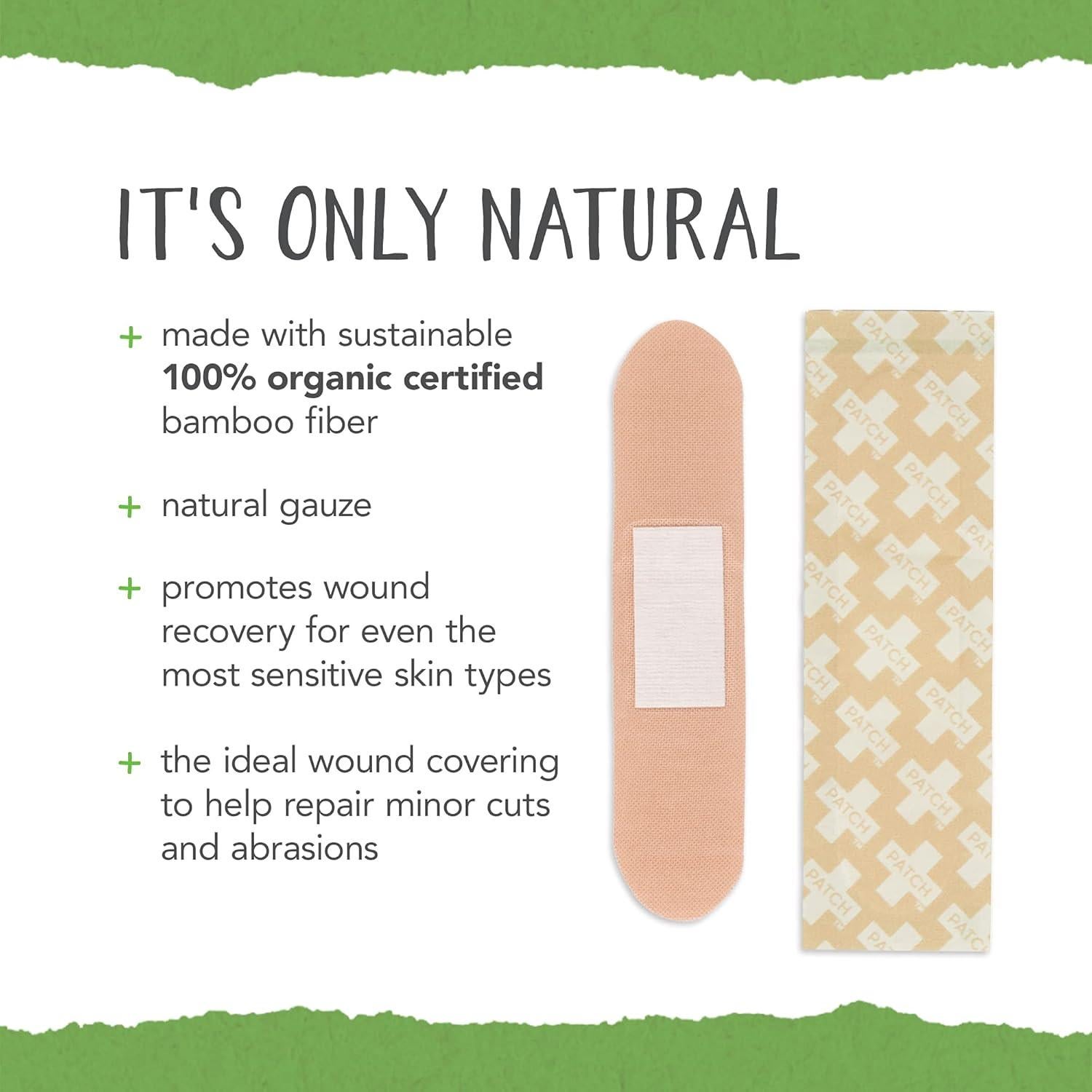 Vendajes Ecológicos PATCH Kids de Bambú Hipoalergénicos 25ct