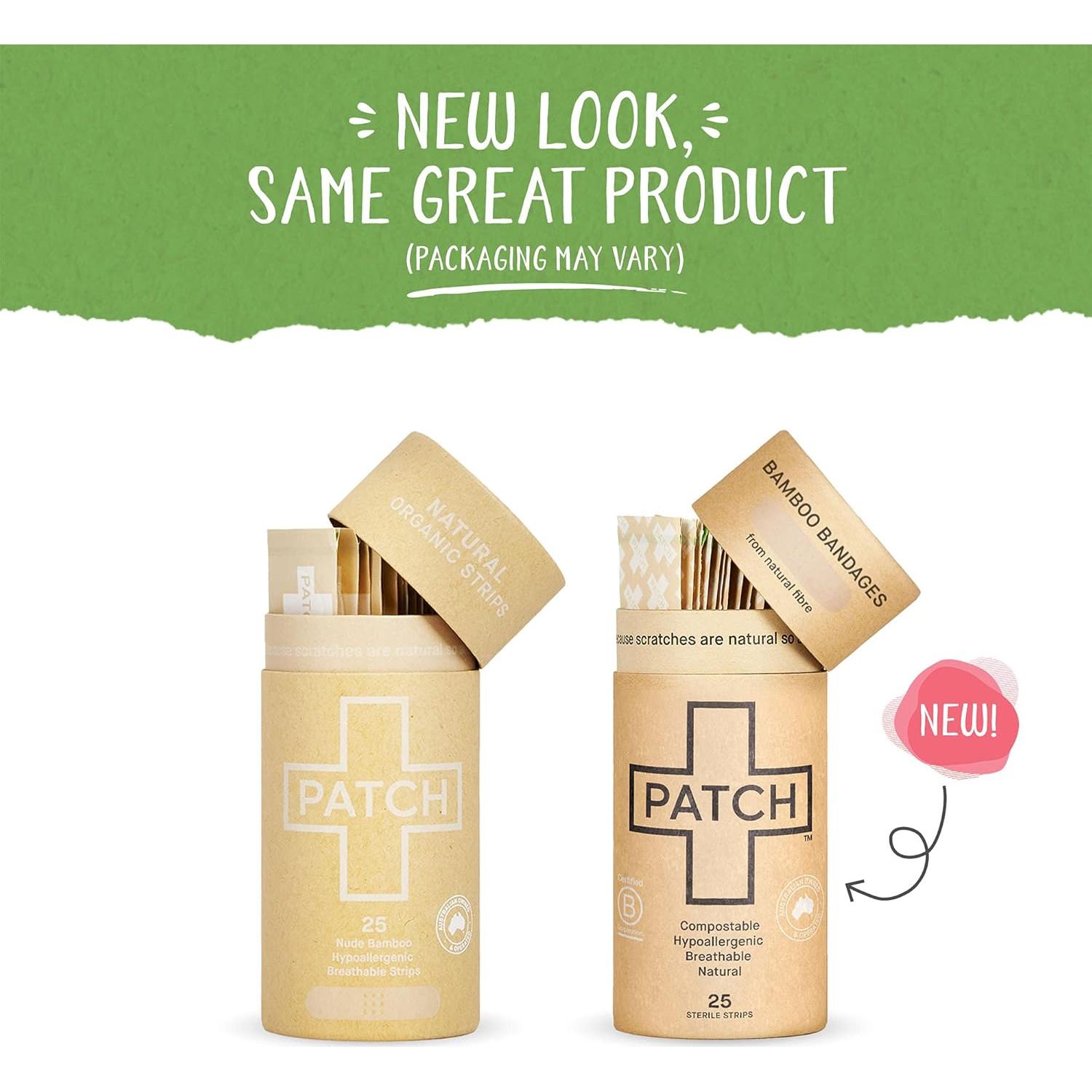 Vendajes Ecológicos PATCH Kids de Bambú Hipoalergénicos 25ct