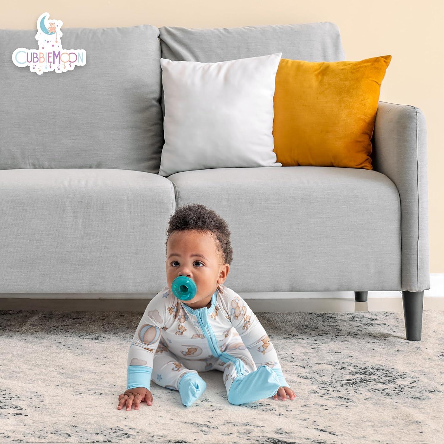 Pijamas de Viscosa de Bambú CubbieMoon 0-24 Meses Paquete 2