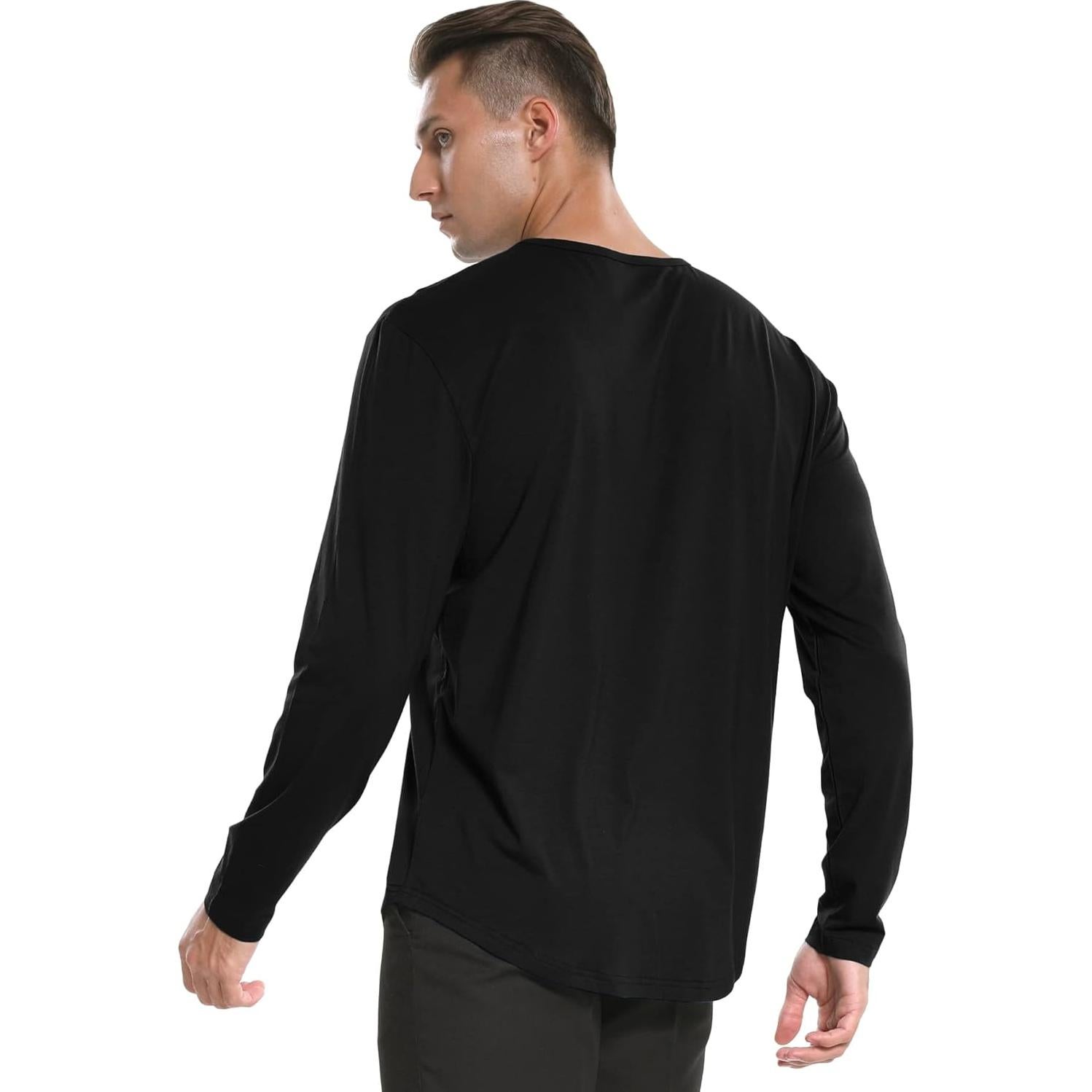 Camiseta de Manga Larga para Hombre Netdraw - Viscosa de Bambú