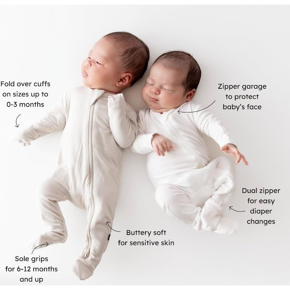 Pijama para Bebé Kyte Baby con Cremallera 0-24 Meses