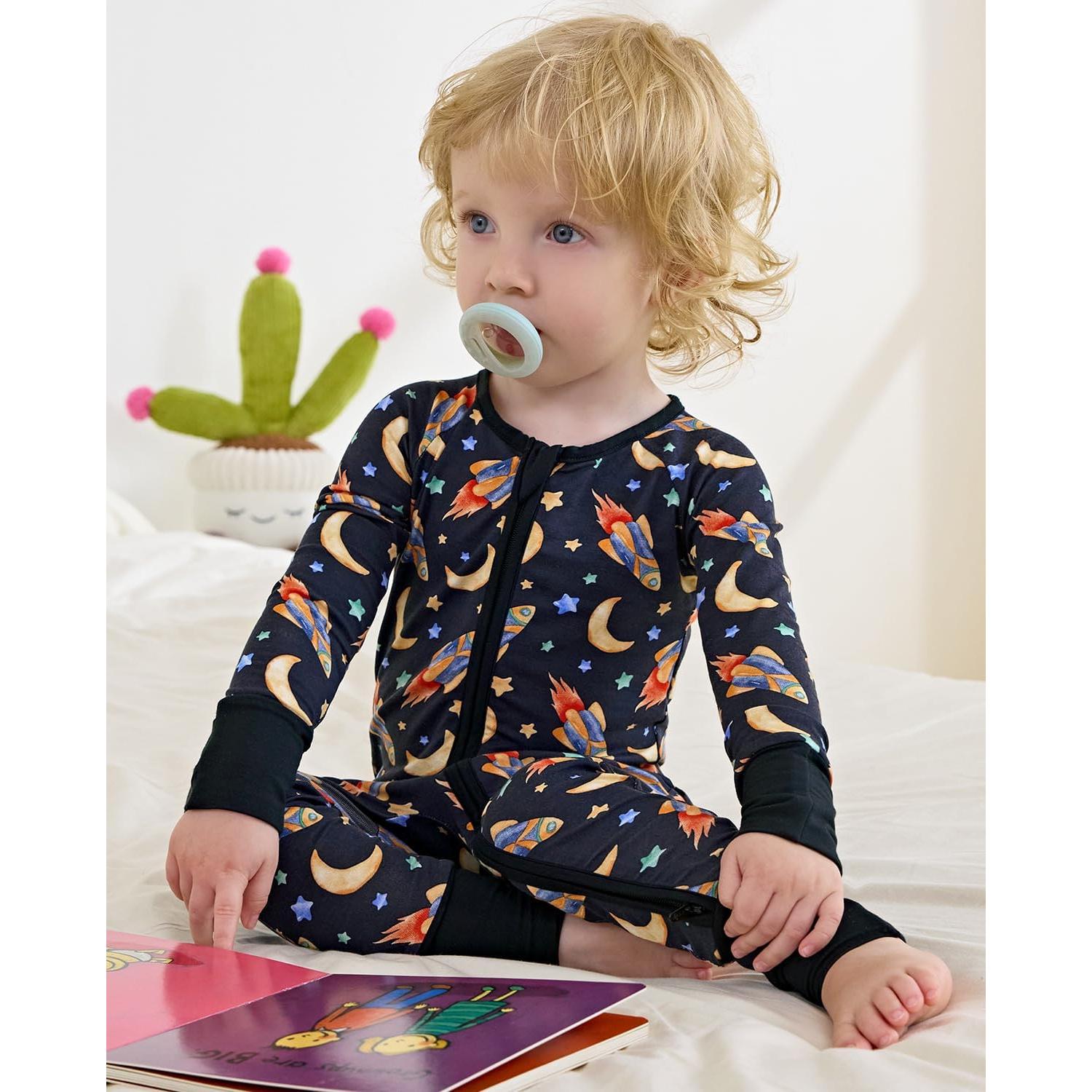 Pijama Convertible Viscosa Bambú Bebés 12-18 Meses Luna