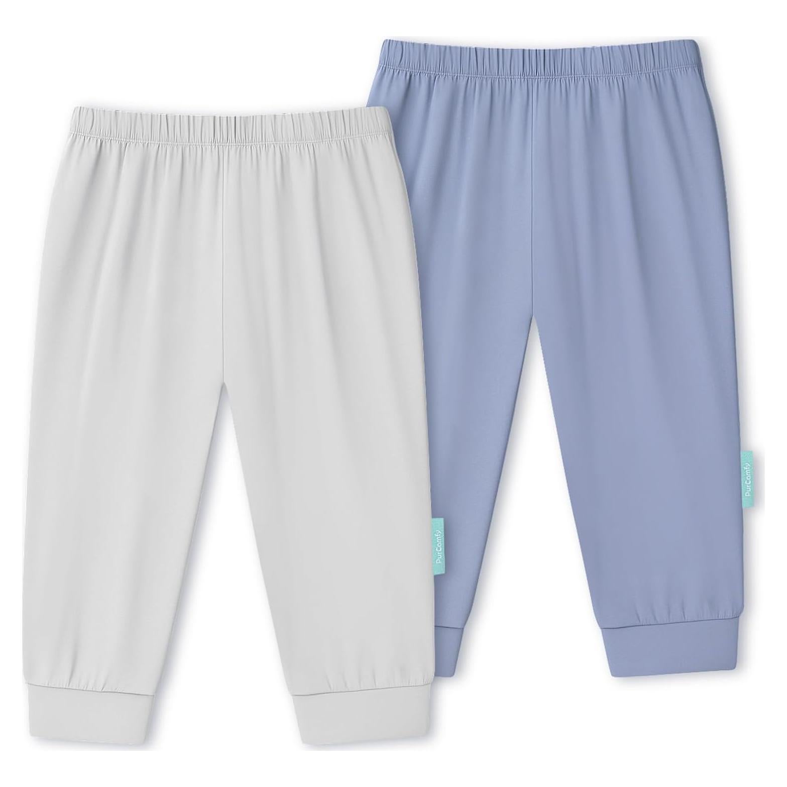 Pantalones Jogger Unisex PurComfy 2 Pzas 0-24 Meses Viscosa