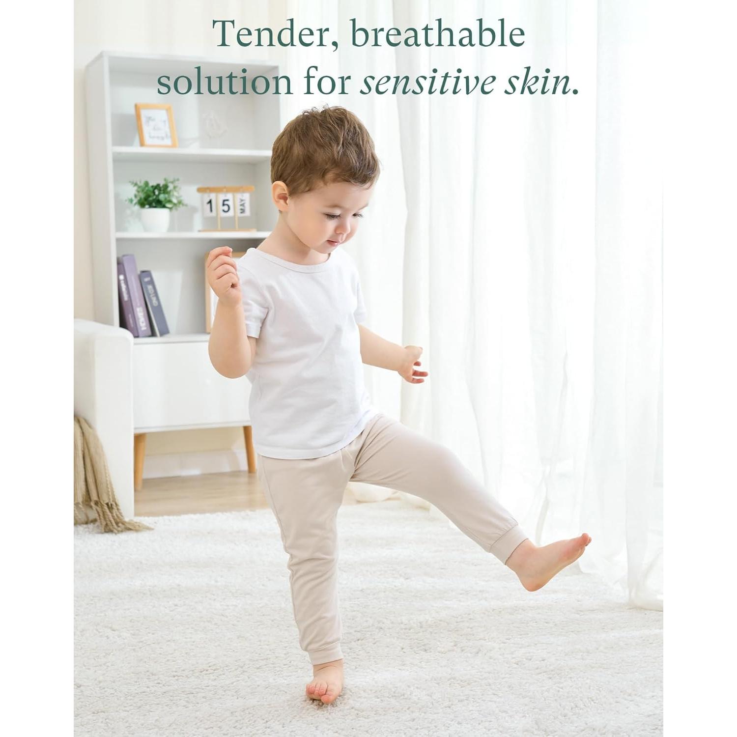 Pantalones Jogger Unisex PurComfy 2 Pzas 0-24 Meses Viscosa