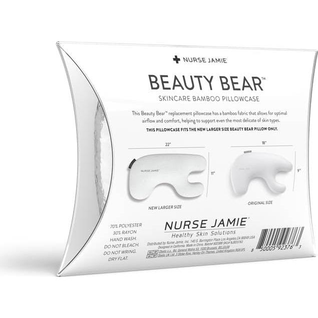 Funda de Repuesto Nurse Jamie Beauty Bear - Bambú Blanca 55.88x27.94 cm