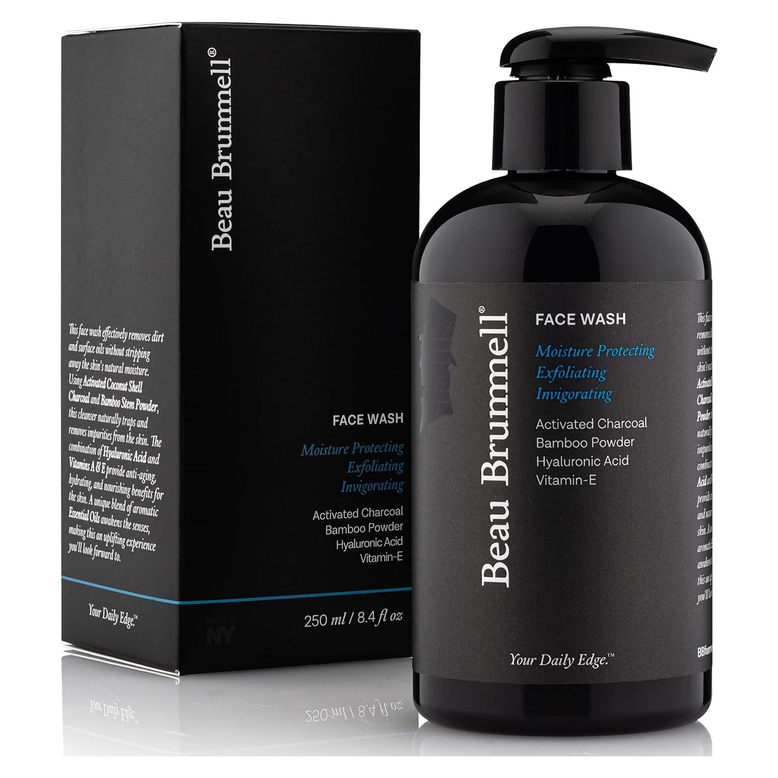 Limpiador Facial Beau Brummell Carbón Activado 236.6 ml