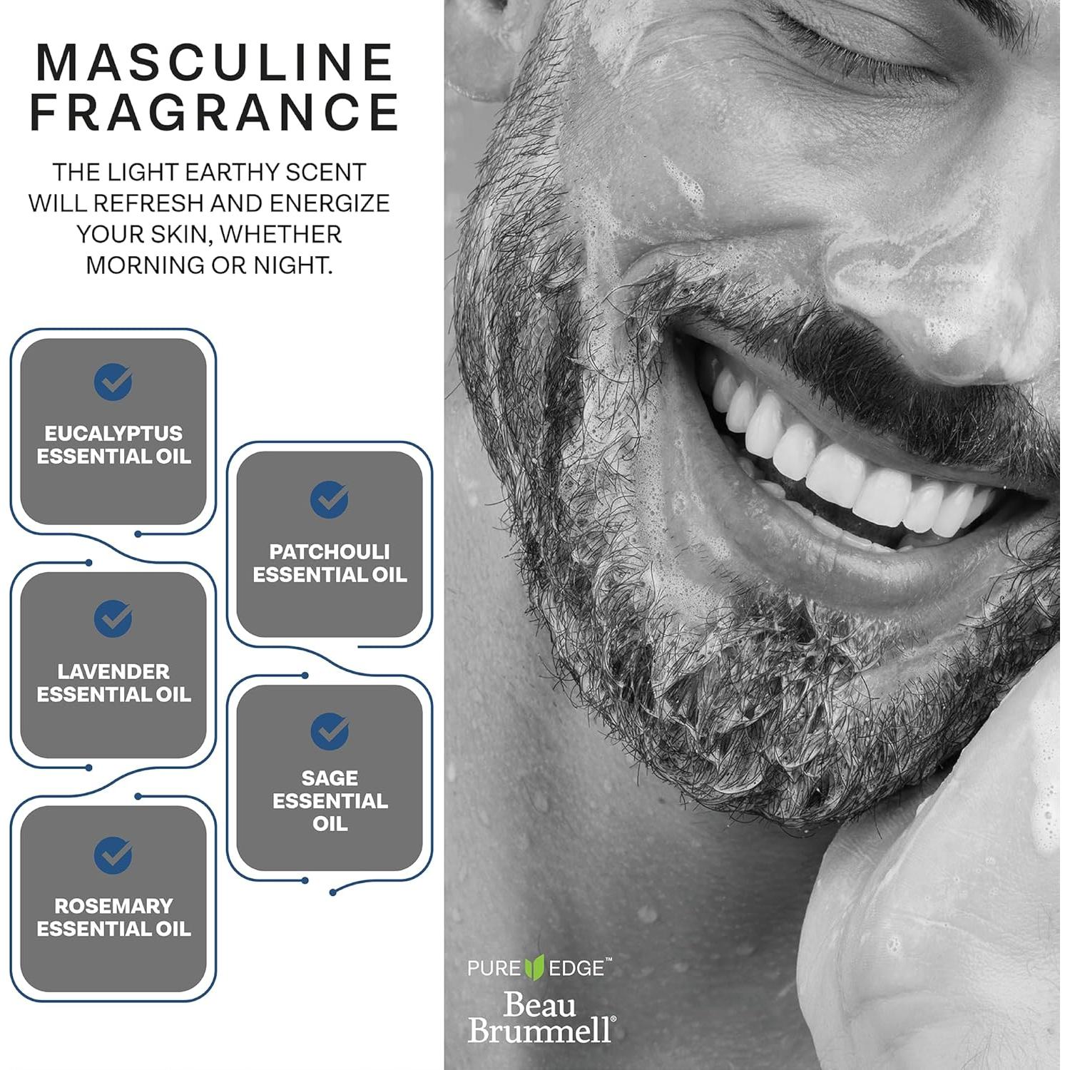 Limpiador Facial Beau Brummell Carbón Activado 236.6 ml