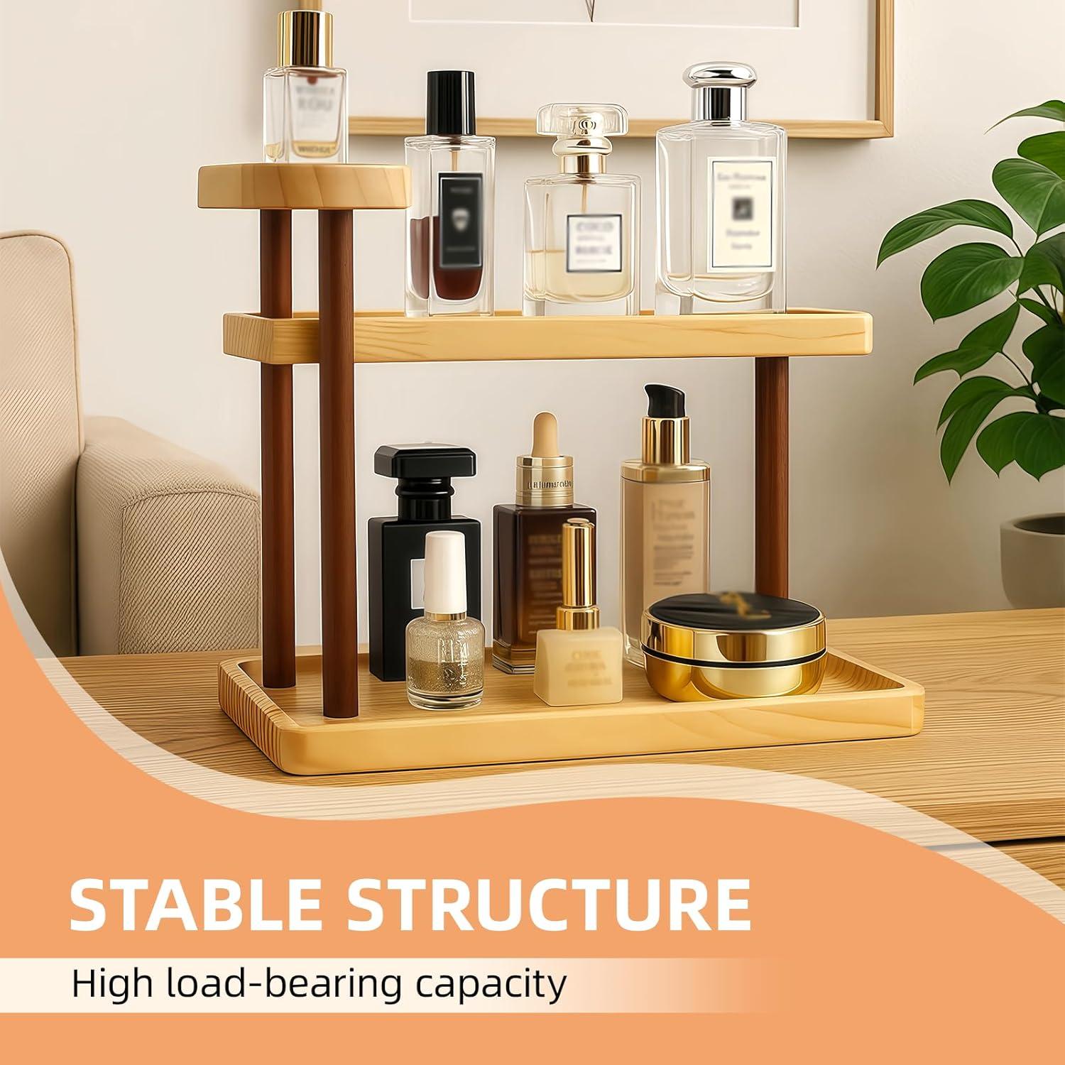 Organizador de Encimera de Baño Piegricdiat 3 Compartimentos