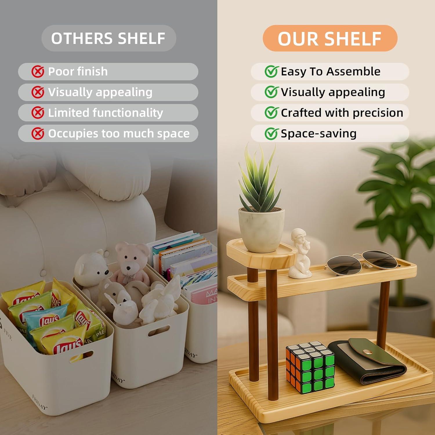 Organizador de Encimera de Baño Piegricdiat 3 Compartimentos