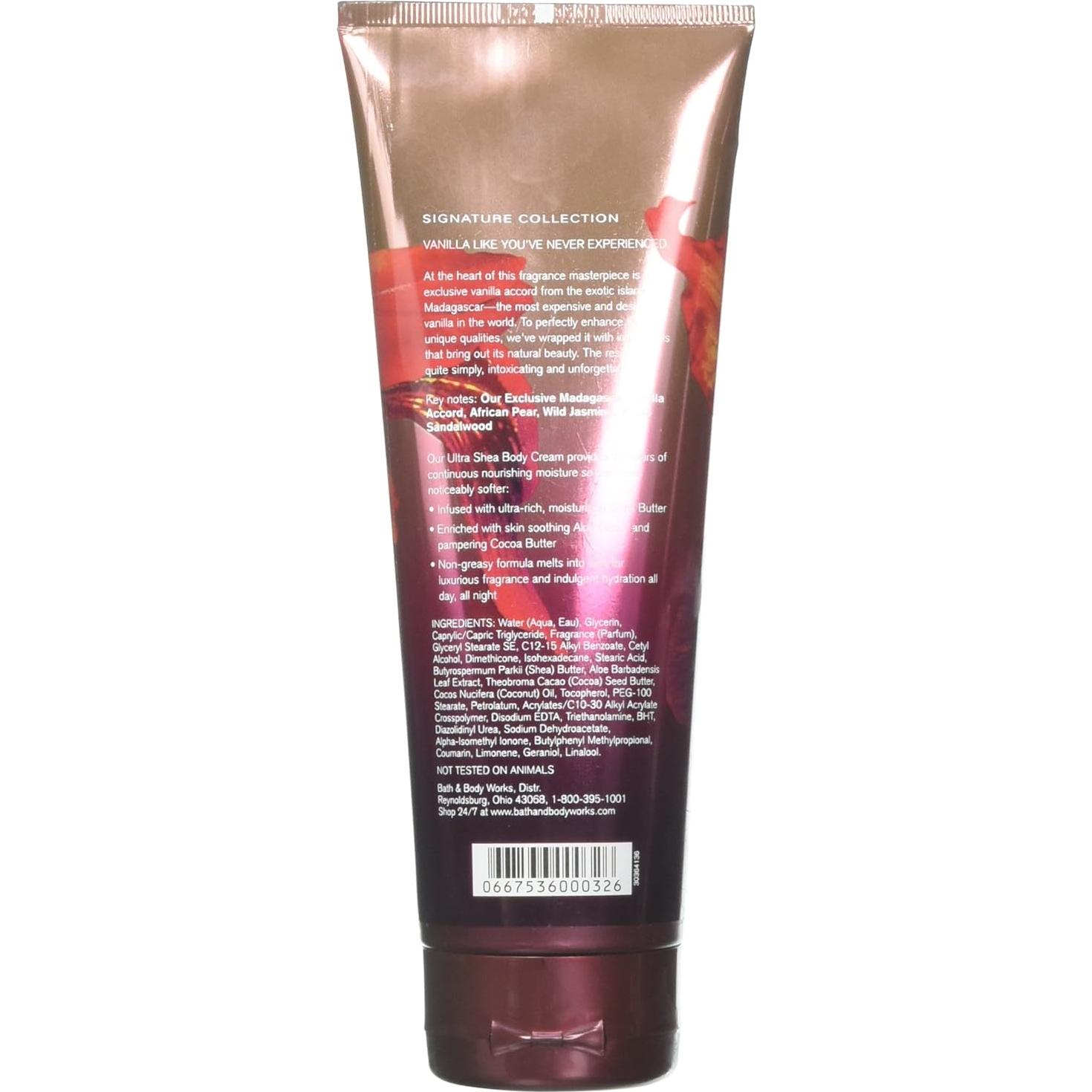 Crema Corporal Ultra Shea Baño y Cuerpo Trabajos 227g Vainilla
