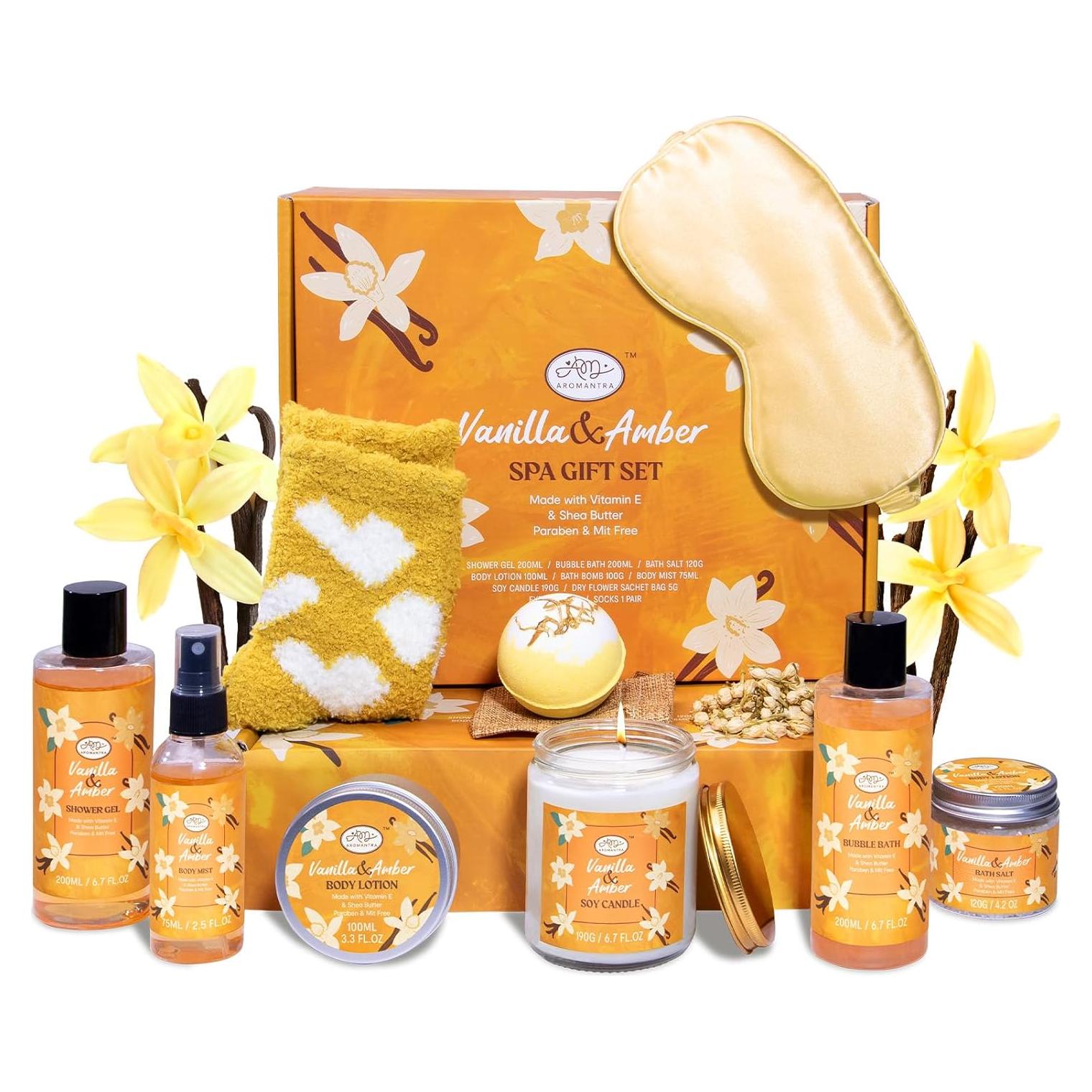 Juego de Regalo de Spa AM AROMANTRA 11 Piezas Vainilla