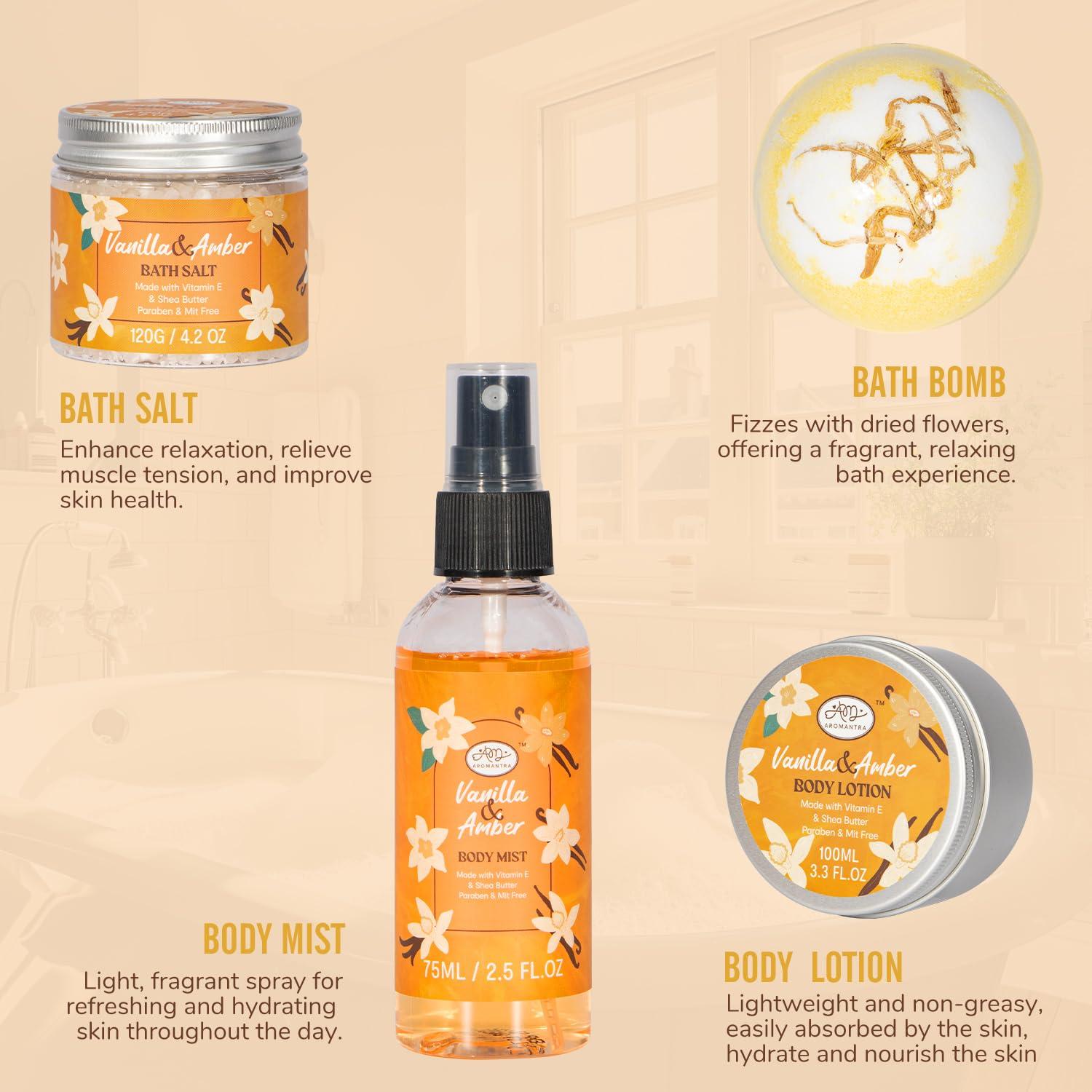 Juego de Regalo de Spa AM AROMANTRA 11 Piezas Vainilla