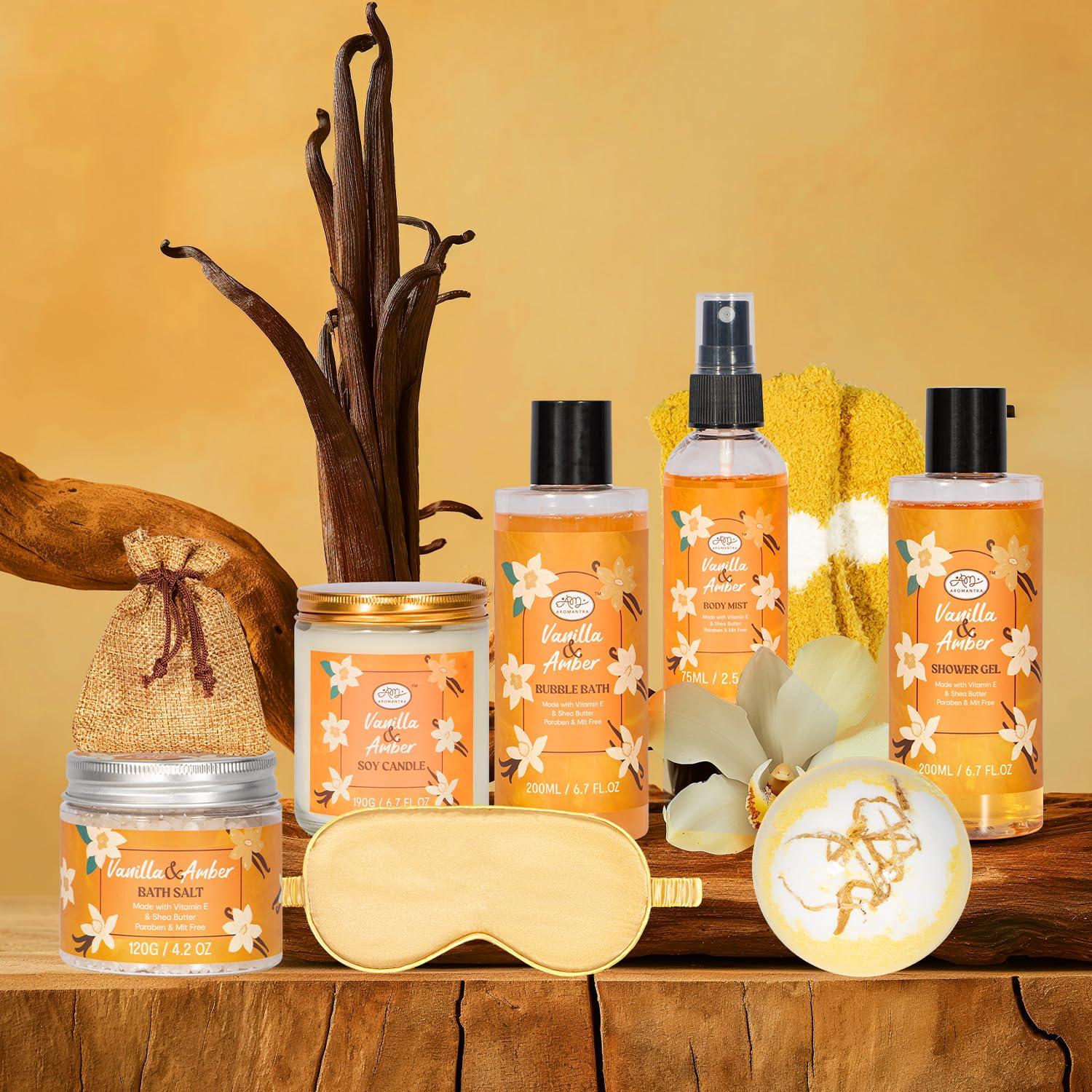 Juego de Regalo de Spa AM AROMANTRA 11 Piezas Vainilla