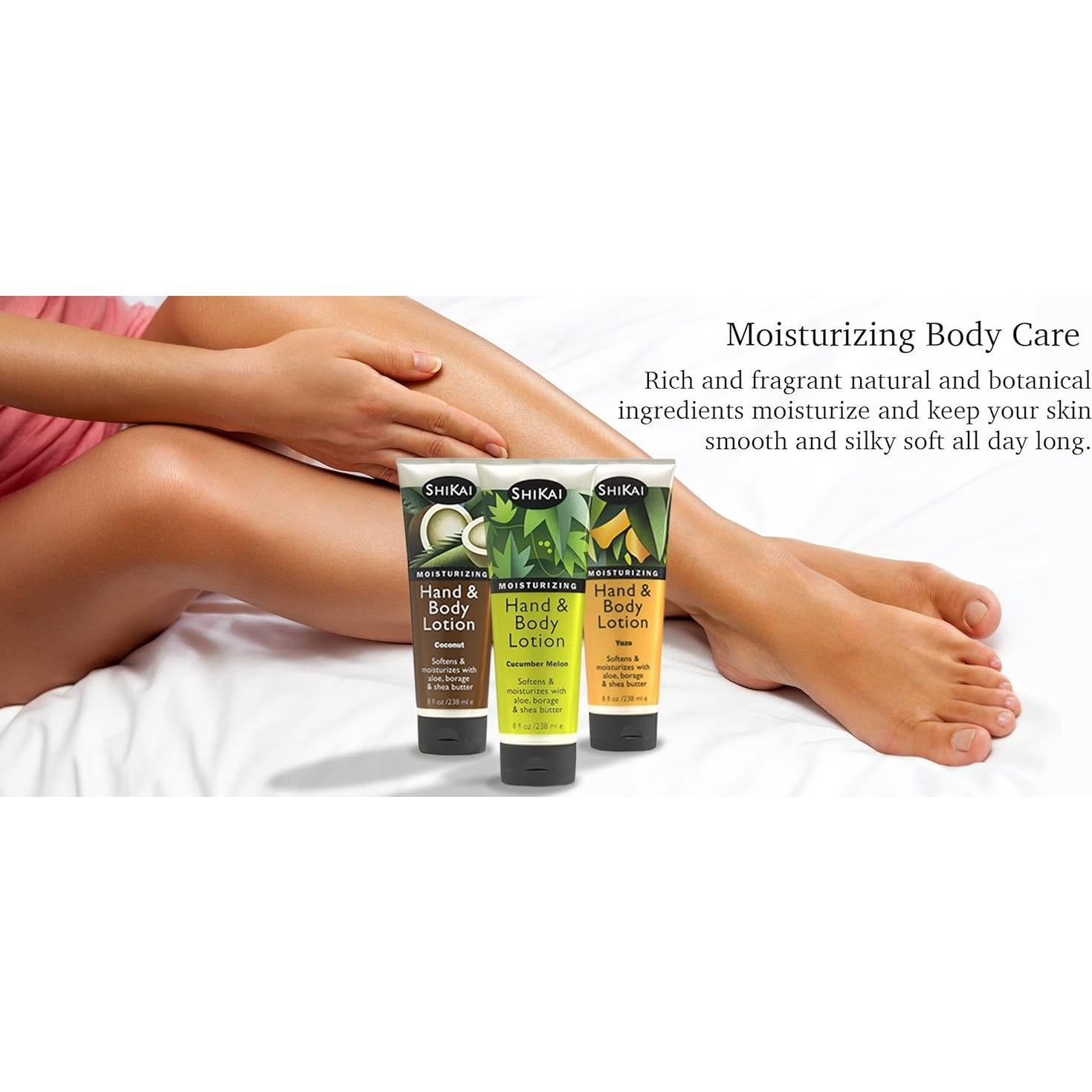 Loción Hidratante para Manos y Cuerpo ShiKai Vainilla 4x8oz
