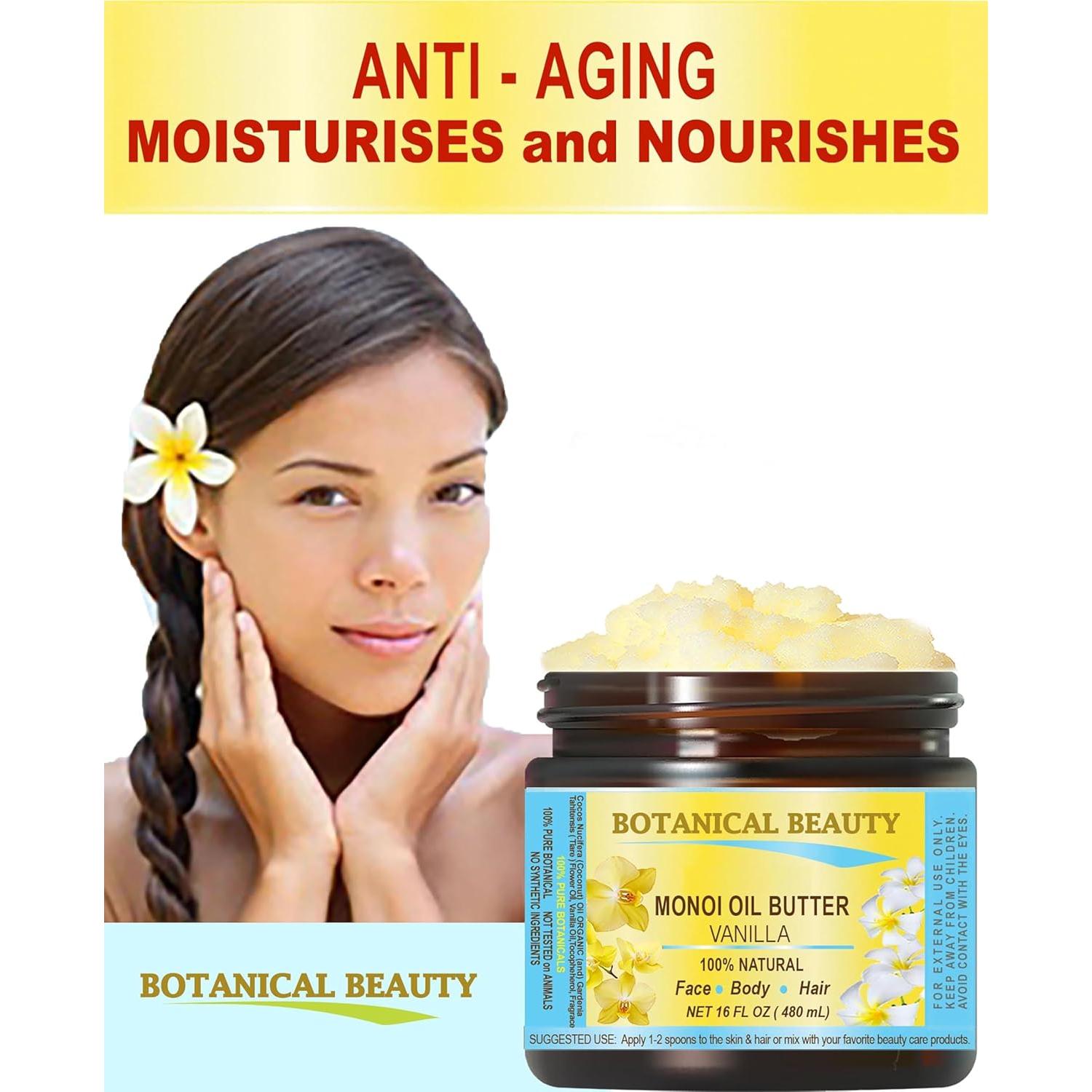 Mantequilla de Monoi Vainilla Pura 118ml Belleza Botánica