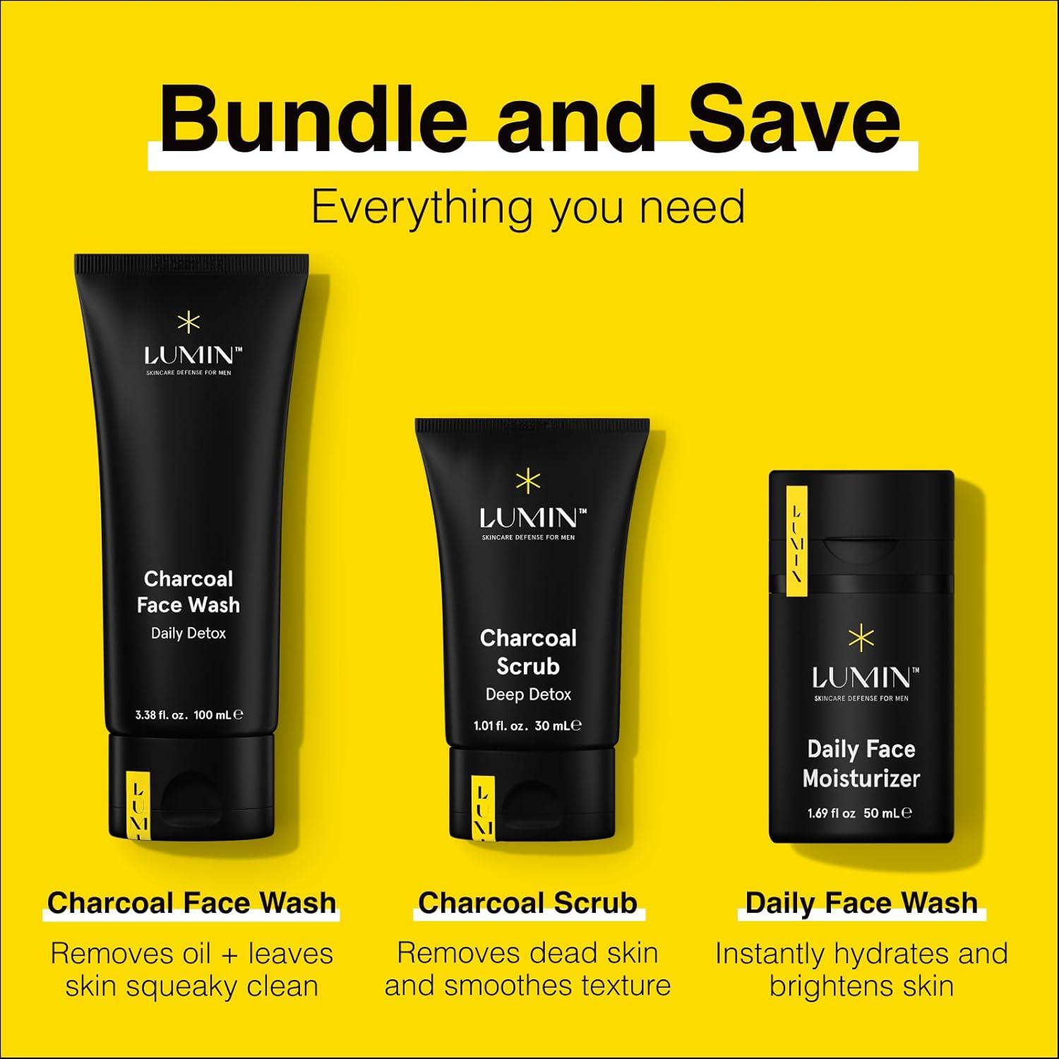 Kit de Cuidado de Piel para Hombres Lumin - Operador Suave Detox