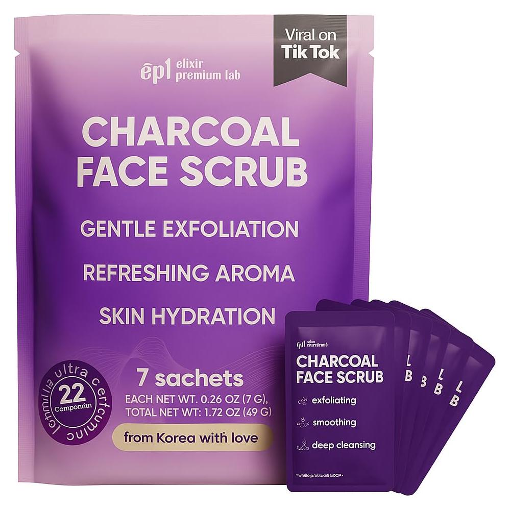 Mascarilla Facial Peel Off Wonder Family Carbón Activado 7 Pzas