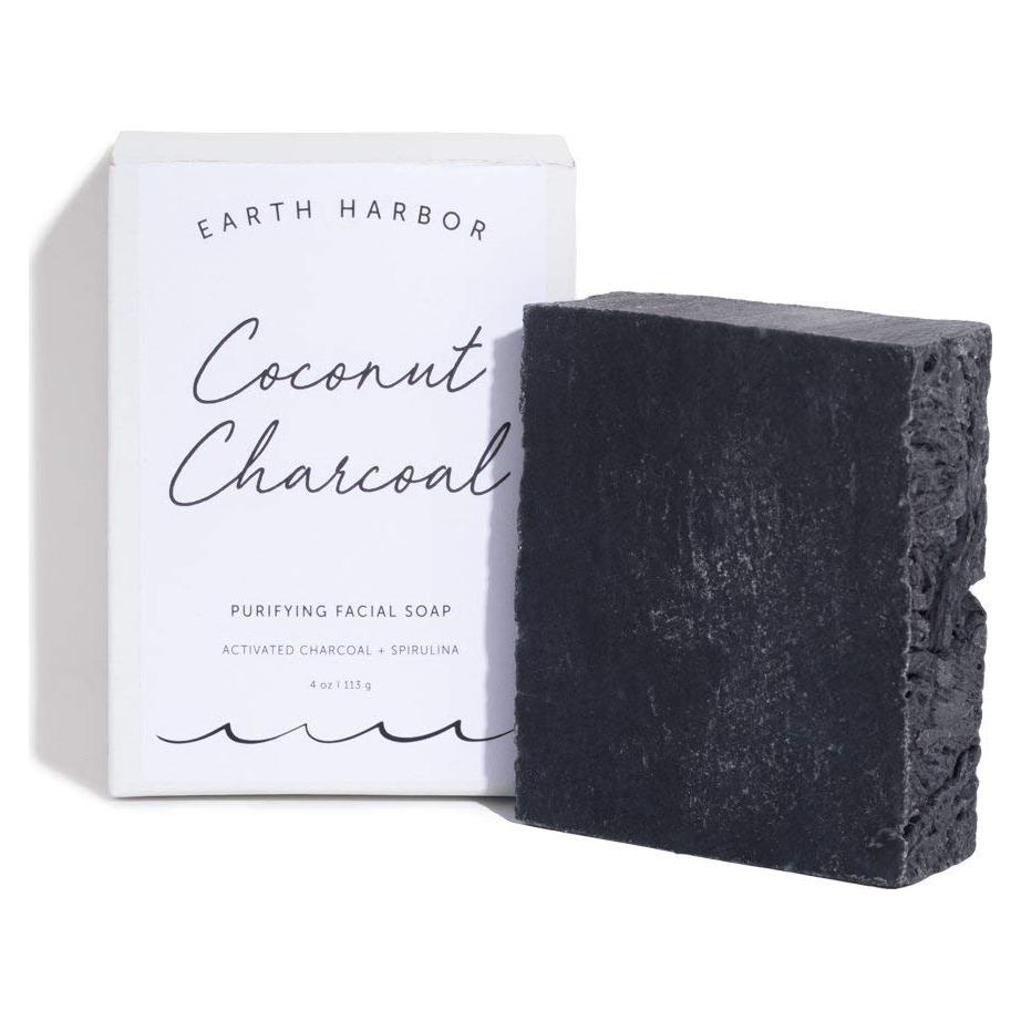 Jabón Facial Purificante Earth Harbor de Carbón Activado 108g