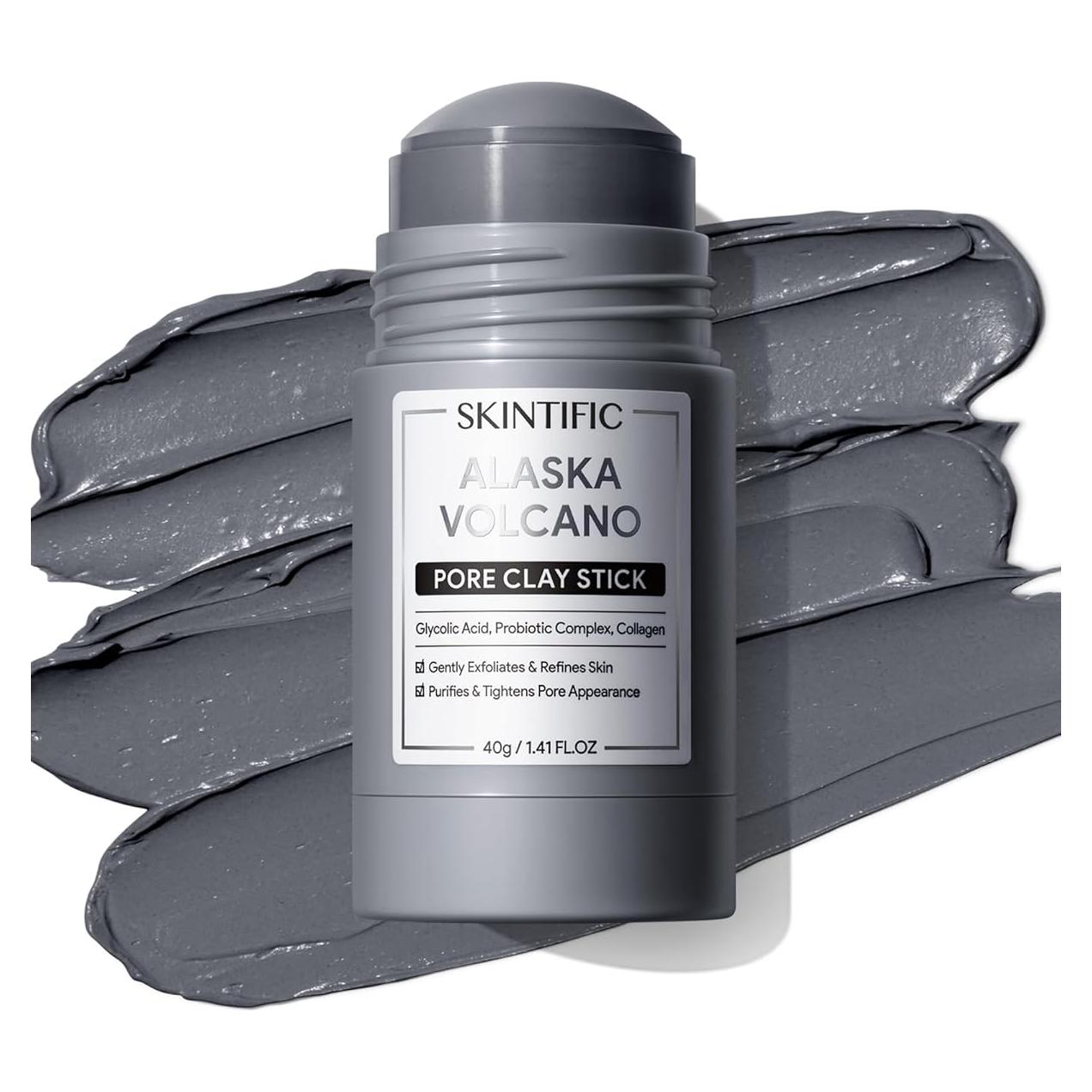 Mascarilla Facial Exfoliante SKINTIFIC con Arcilla Volcánica 40g