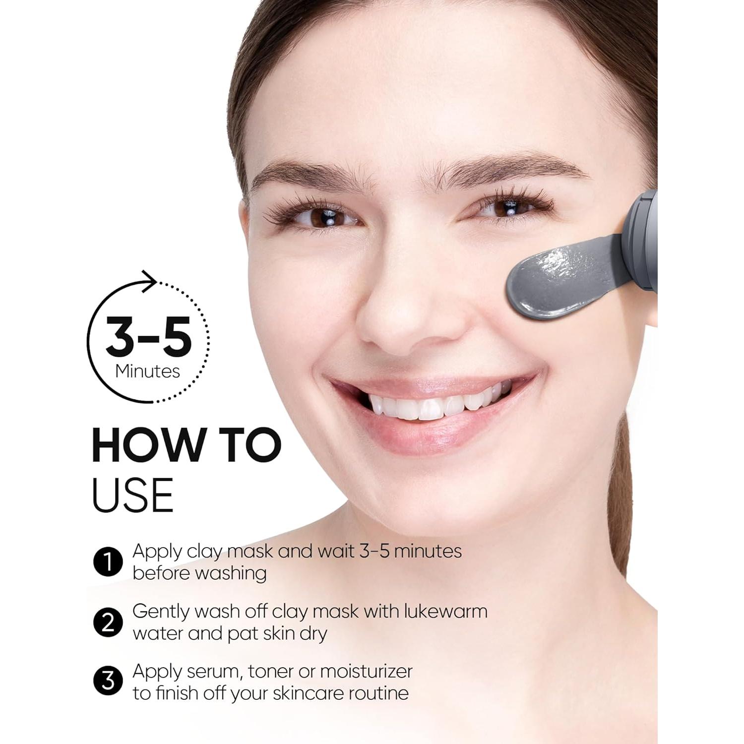 Mascarilla Facial Exfoliante SKINTIFIC con Arcilla Volcánica 40g