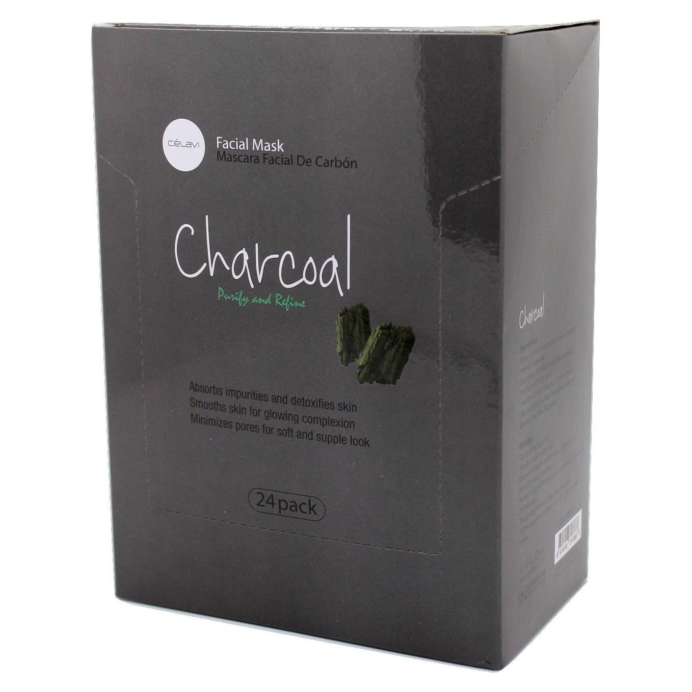 Máscara Facial de Papel Celavi 24 Unidades Carbón Hidratante
