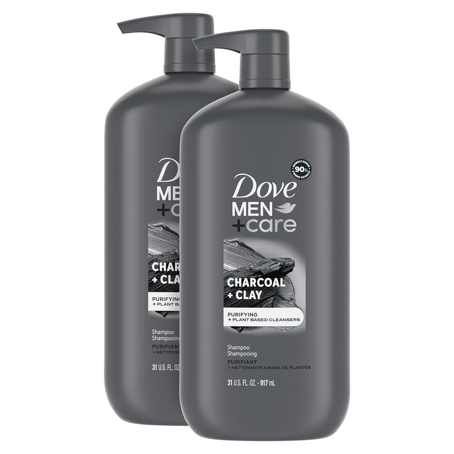 Champú Purificante Dove Hombres + Cuidado 2 Pk 0.88 L Carbón