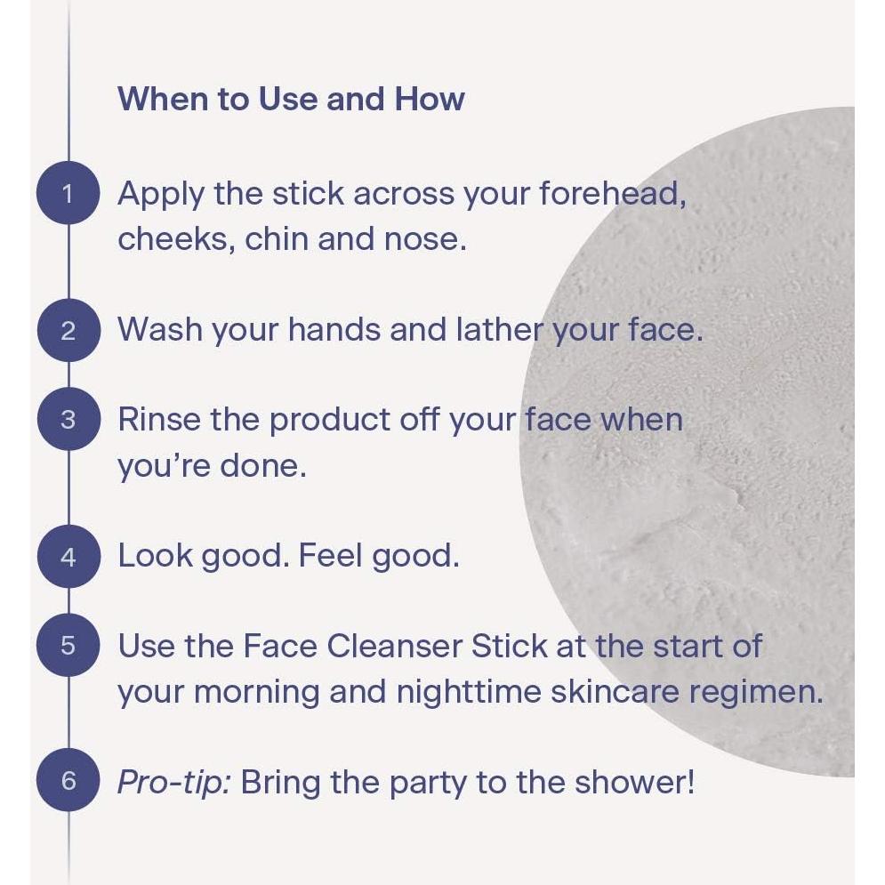 Limpiador Facial en Barra Disco para Hombres 60g Eucalipto