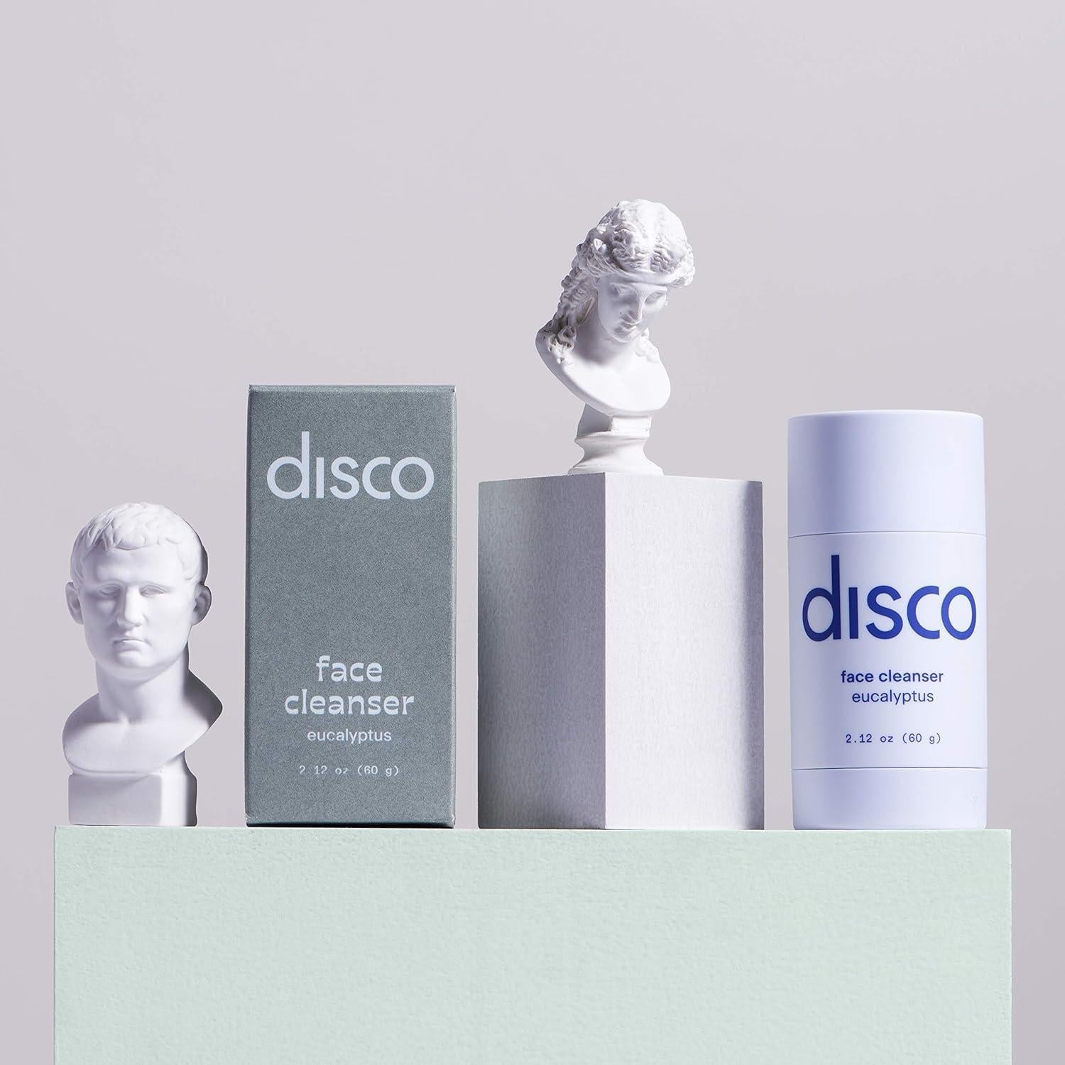 Limpiador Facial en Barra Disco para Hombres 60g Eucalipto