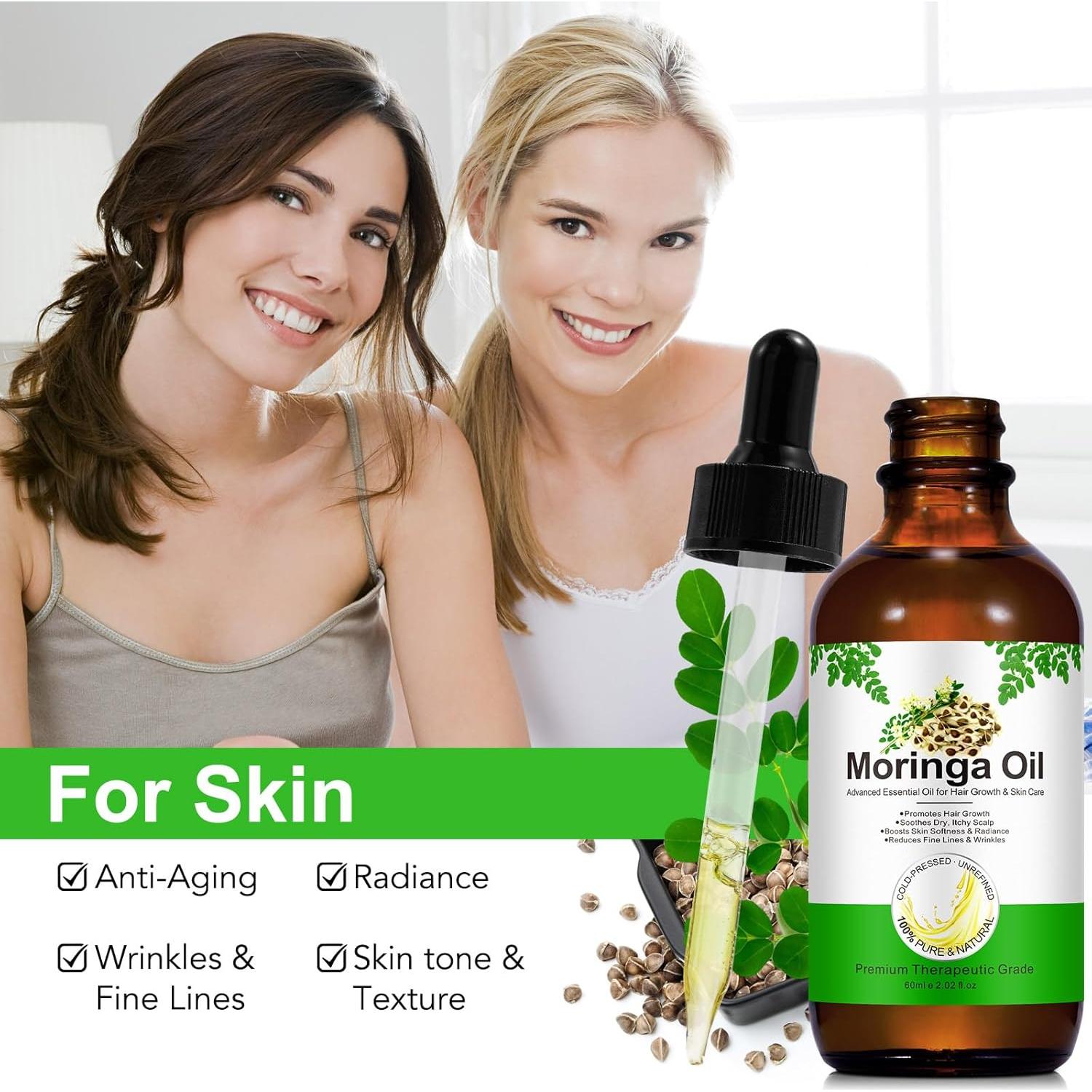 Aceite de Moringa Orgánico Deserop 59 ml - Hidratante Natural