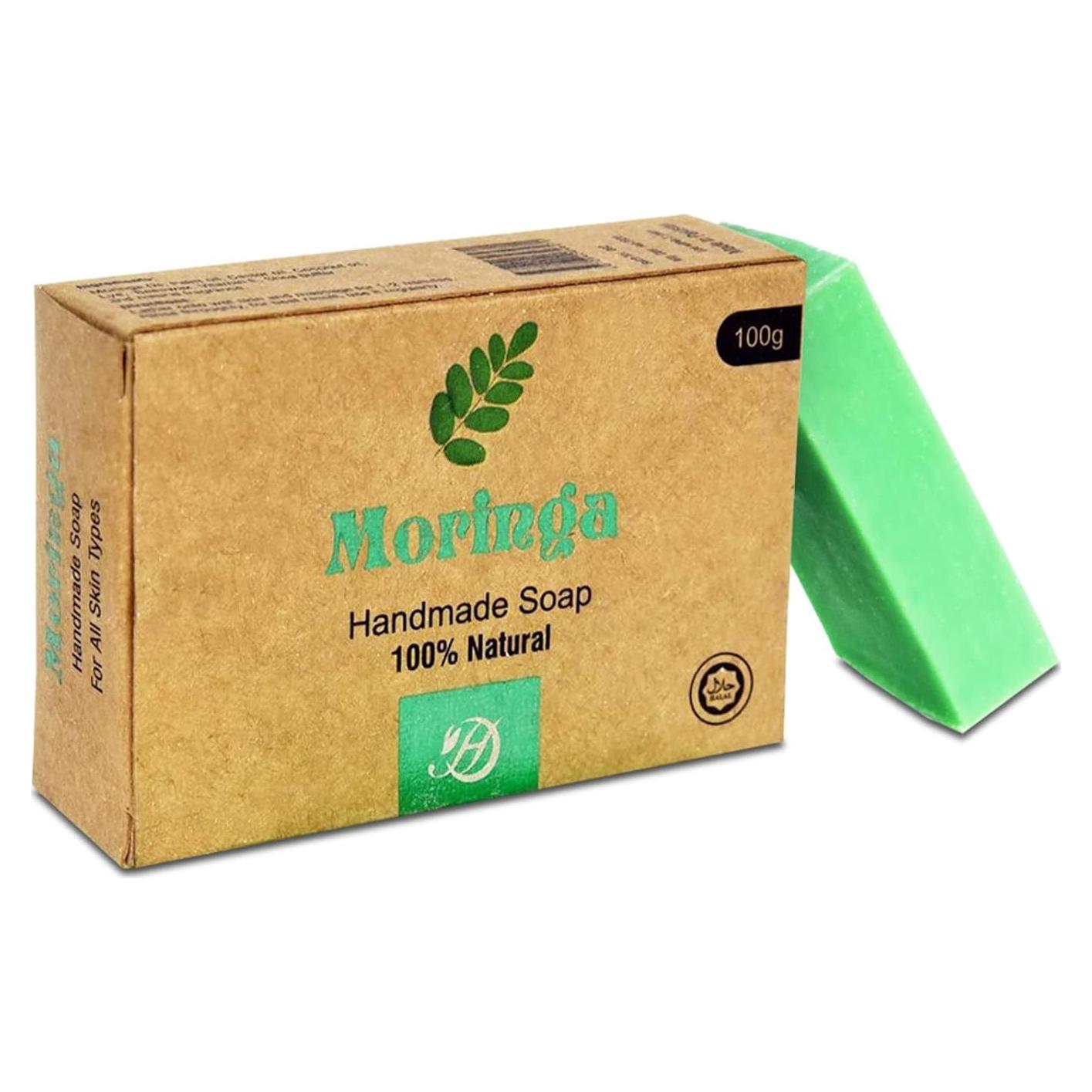 Jabón Natural Hidratante Herboganic Moringa 100g - Ecológico