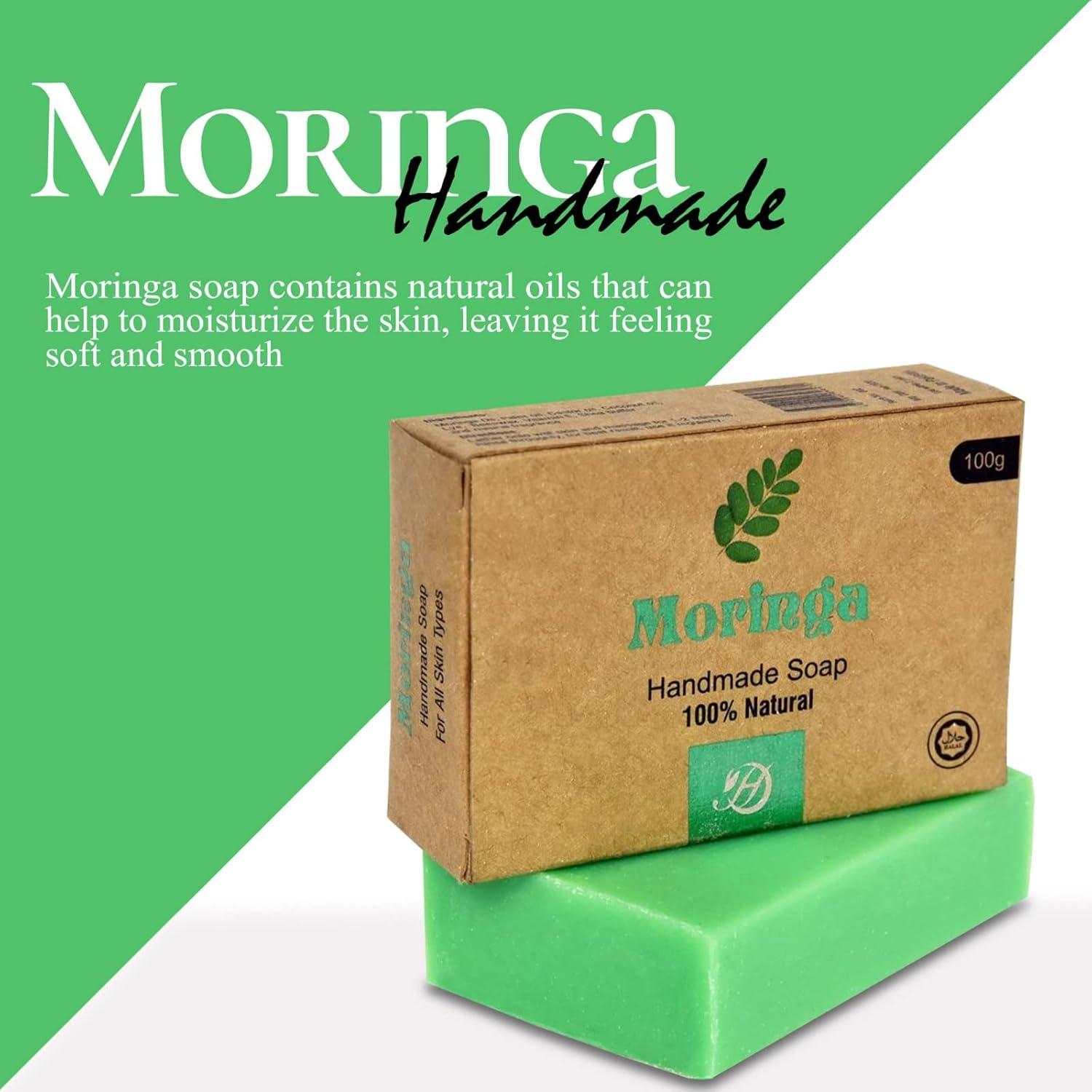 Jabón Natural Hidratante Herboganic Moringa 100g - Ecológico