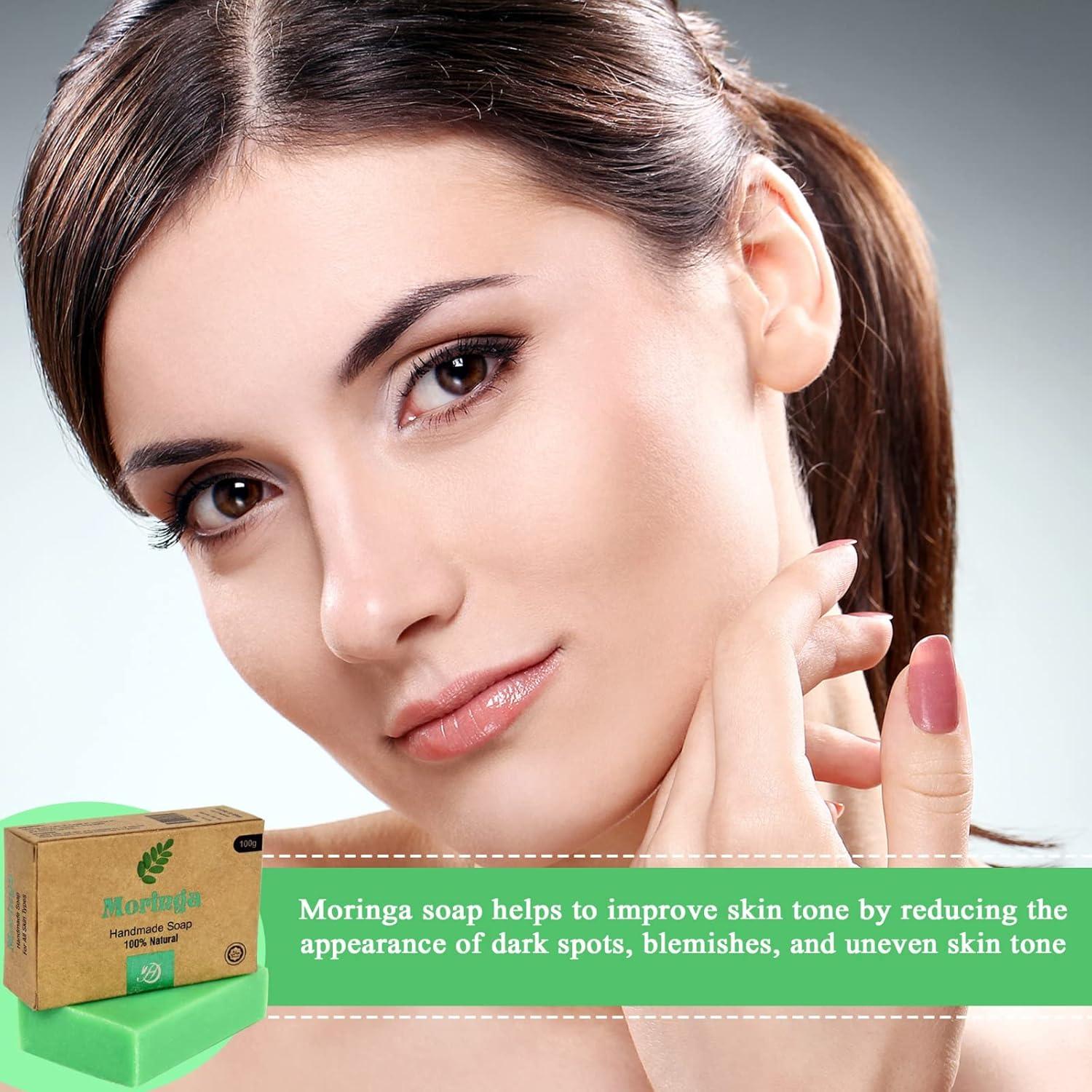 Jabón Natural Hidratante Herboganic Moringa 100g - Ecológico