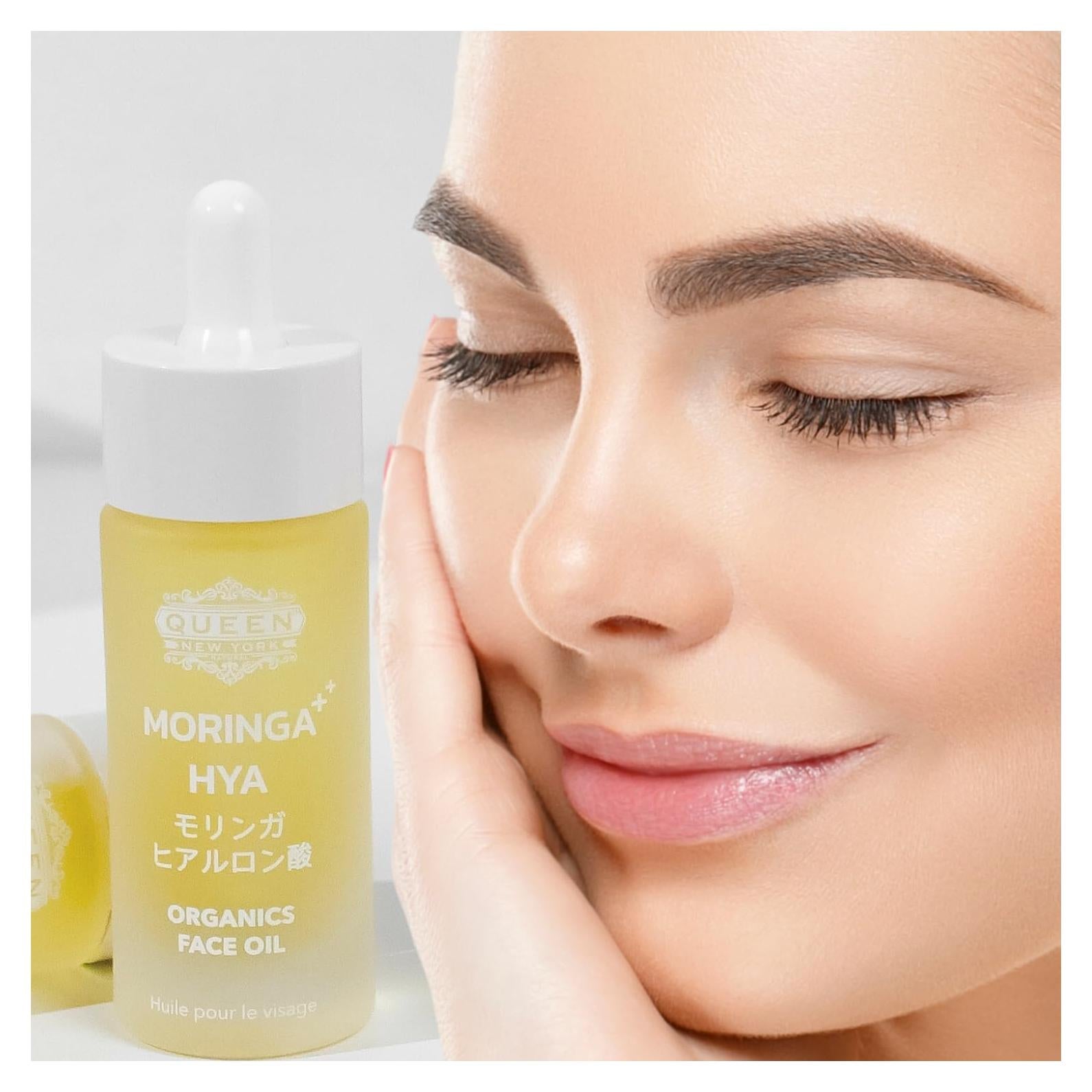 Aceite de Moringa Orgánico Queen HYA 29.57 ml - Hidratante Facial