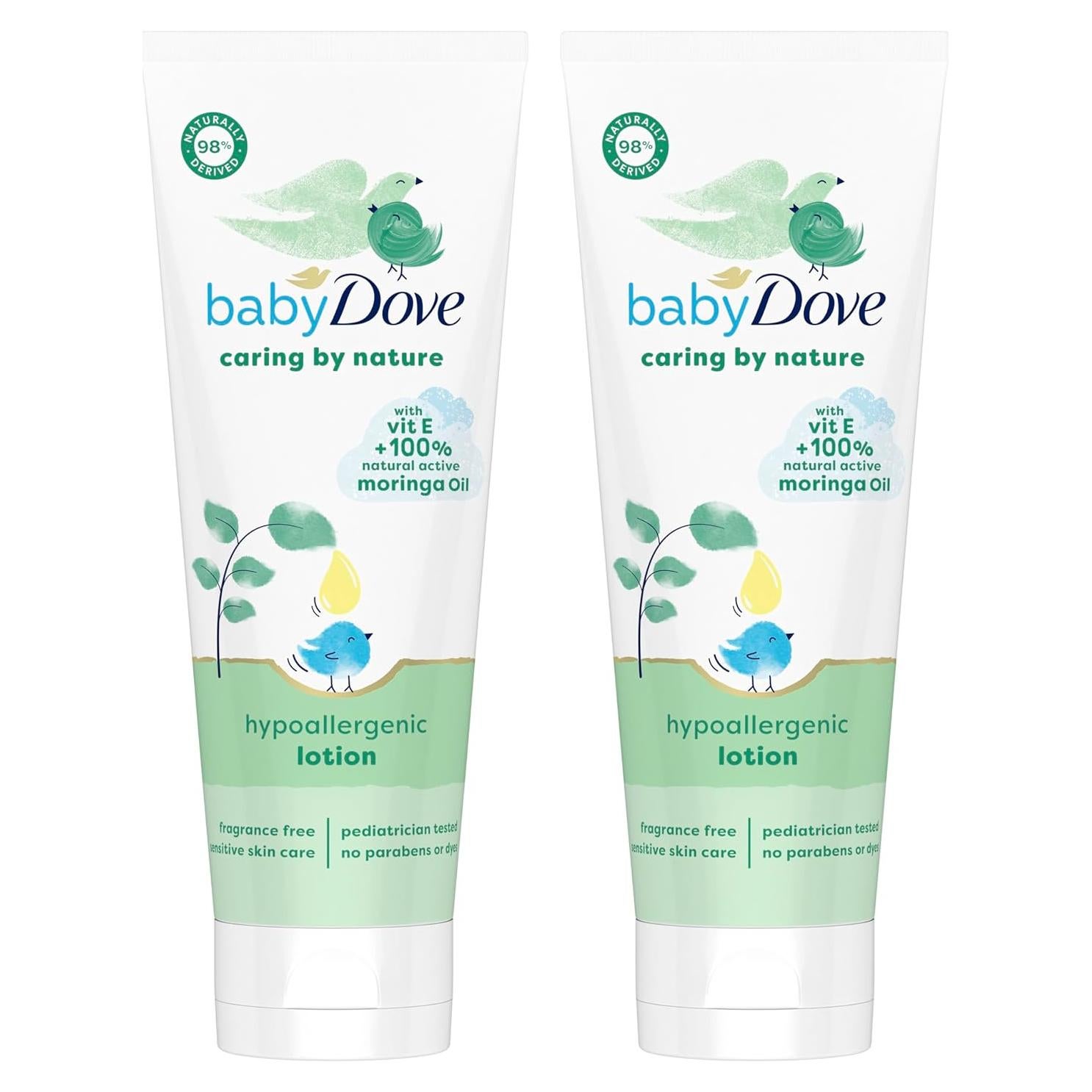 Loción Hipoalergénica Baby Dove 400 ml - Cuidado Natural