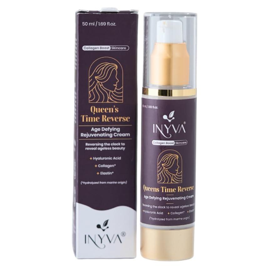 Crema Anti Envejecimiento INYVA con Ácido Hialurónico 48g