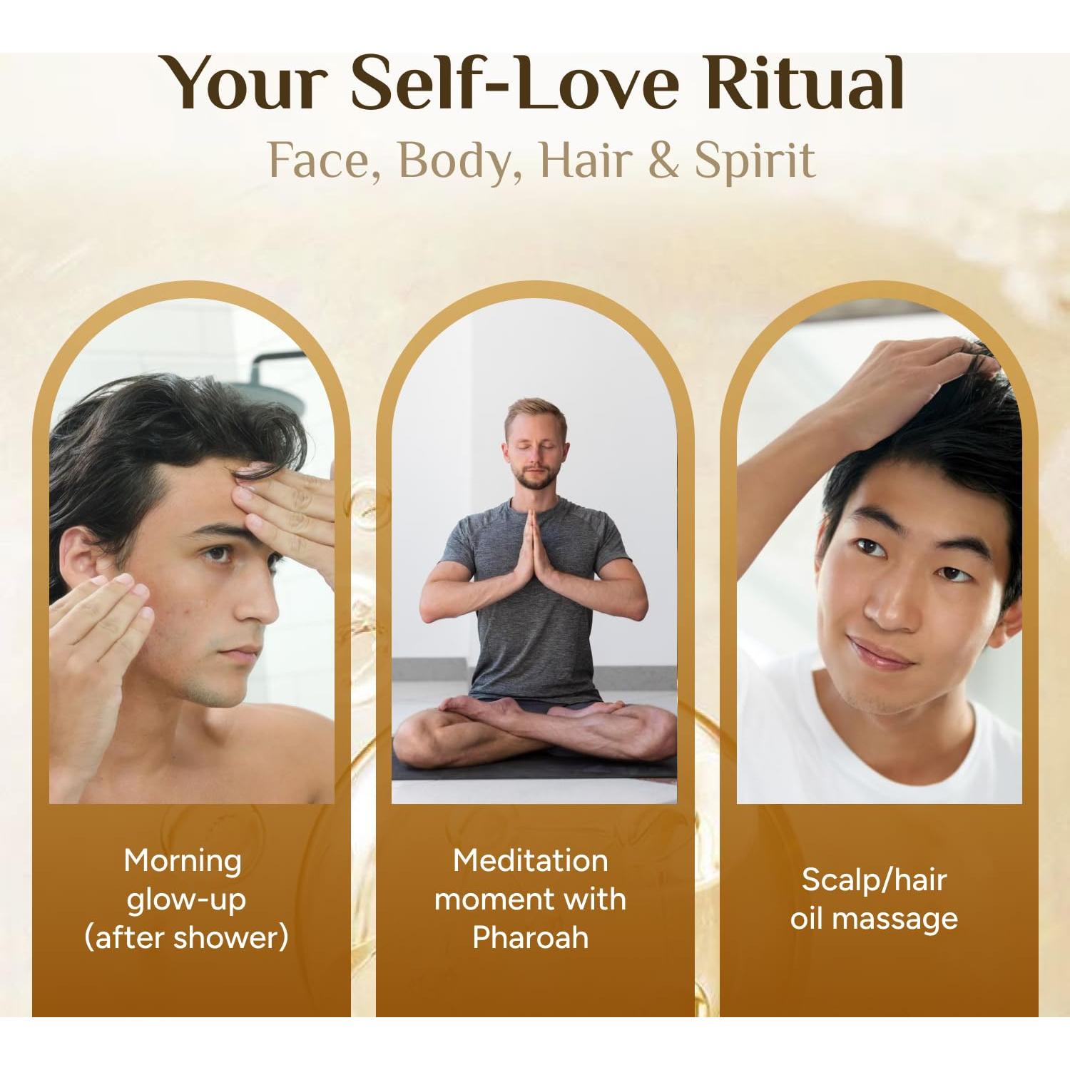 Aceite de Moringa 100% Puro Pharoah 30 ml con Oro Ormus