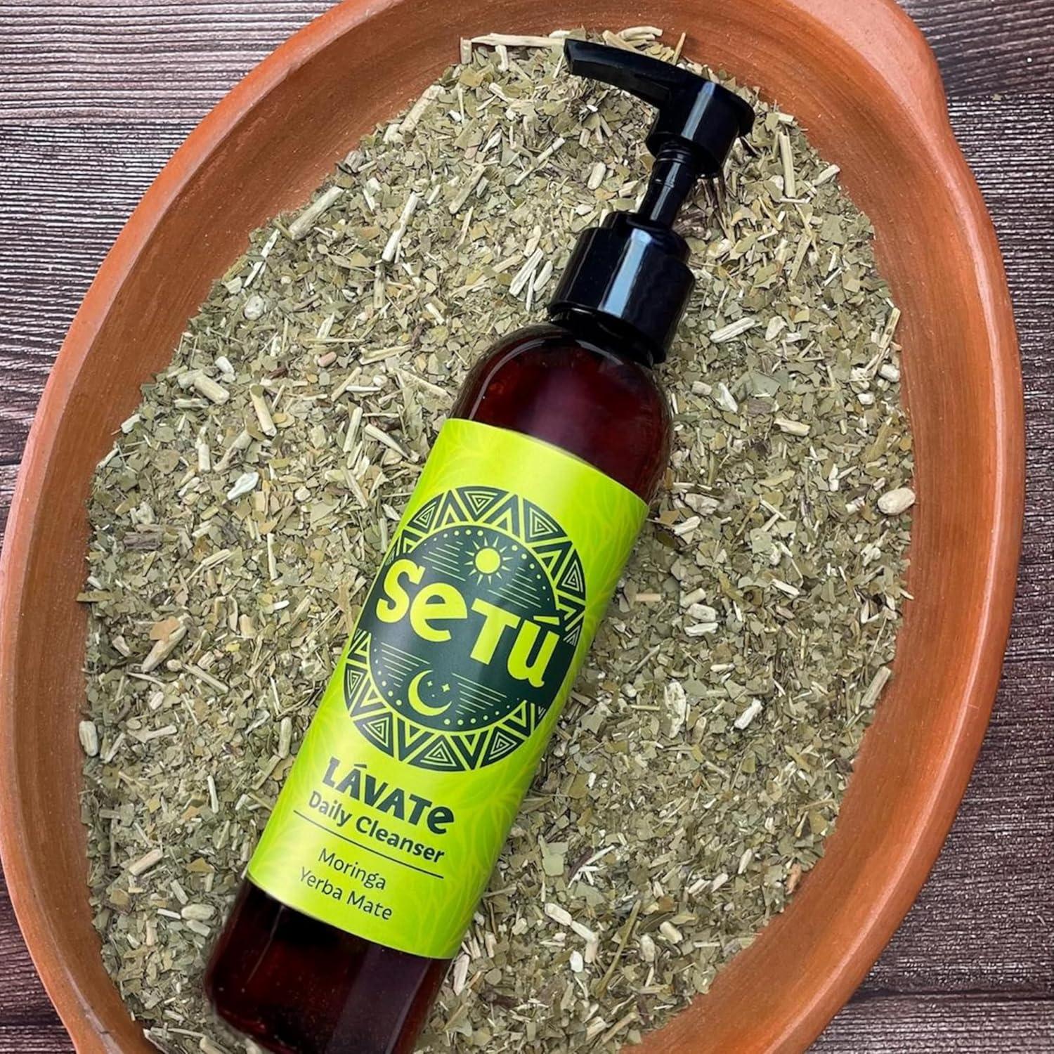 Limpiador Facial Diario Setú para Hombres 237 ml Moringa Yerba Mate