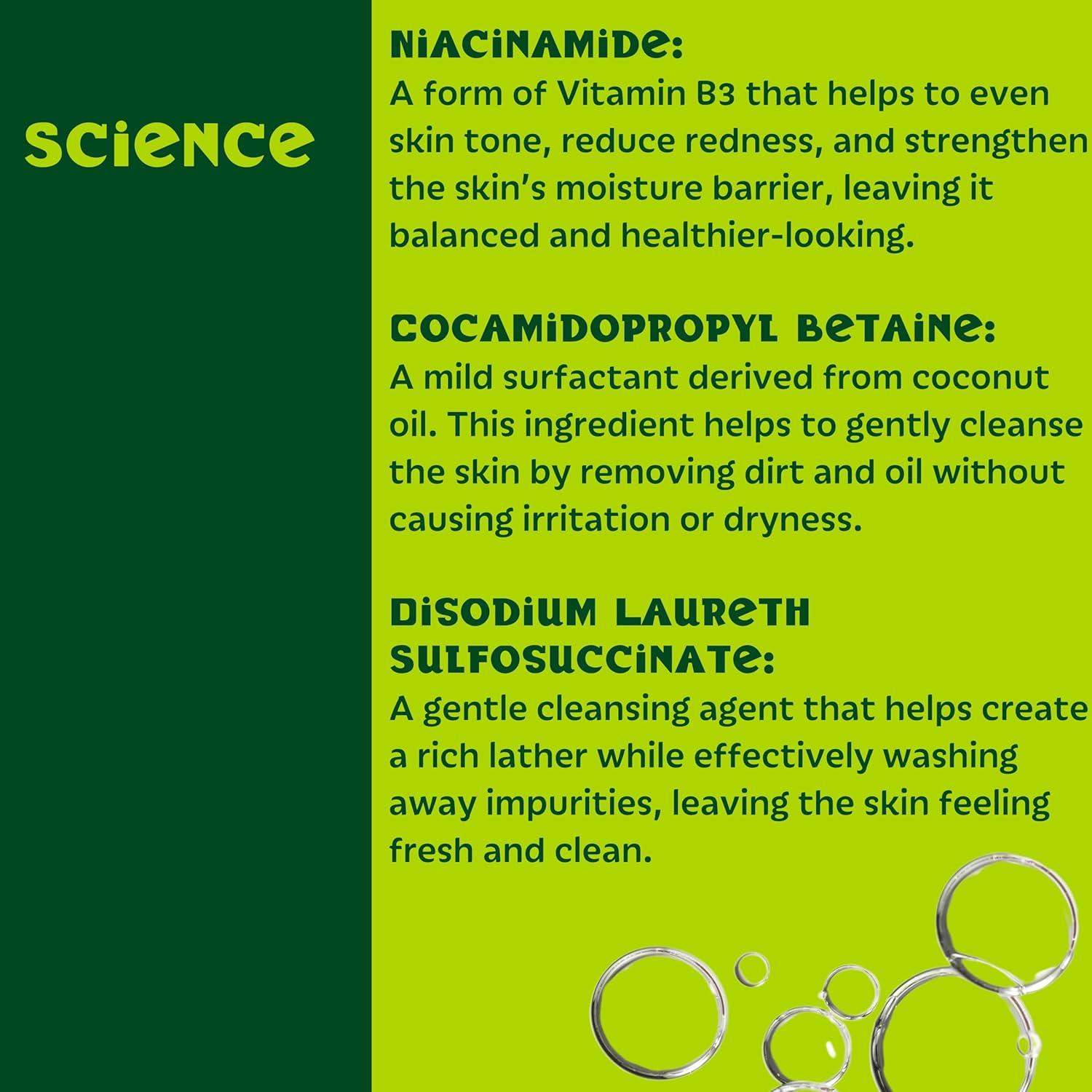 Limpiador Facial Diario Setú para Hombres 237 ml Moringa Yerba Mate