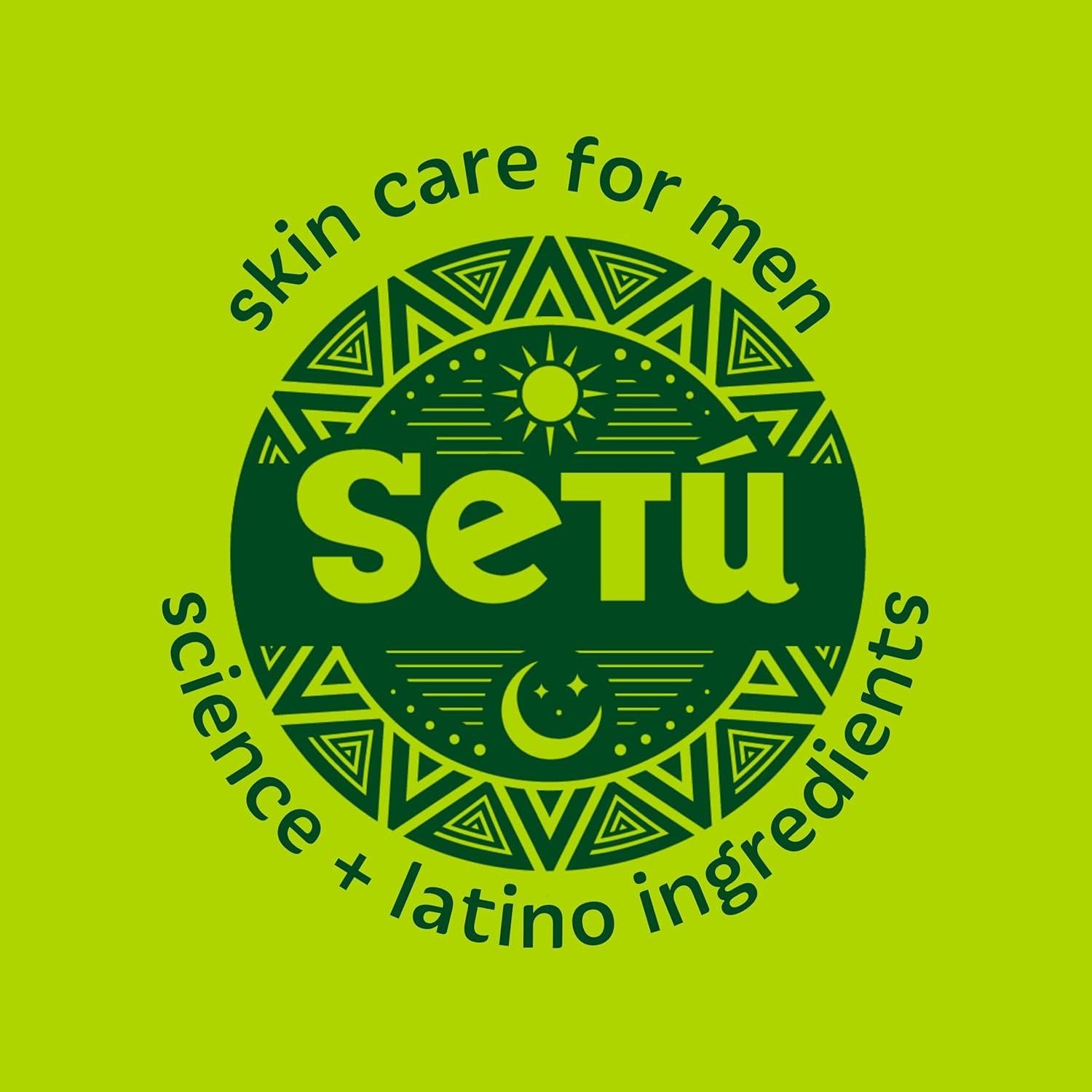 Limpiador Facial Diario Setú para Hombres 237 ml Moringa Yerba Mate